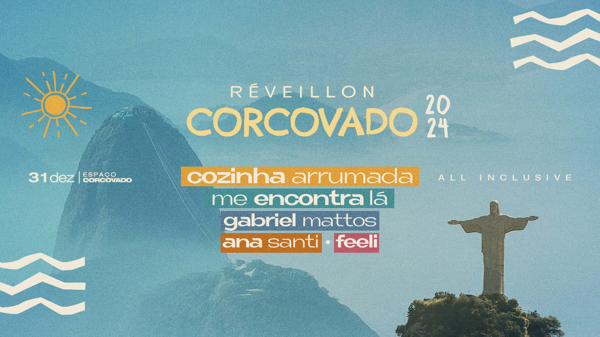 Réveillon Do Corcovado - All Inclusive - Cozinha, Mel E Dj's Cover