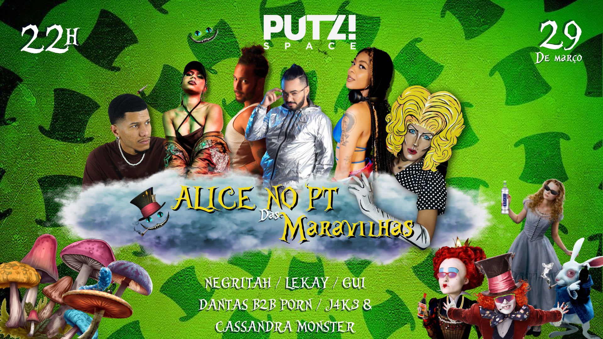 Alice No Pt Das Maravilhas - Putz Space Cover