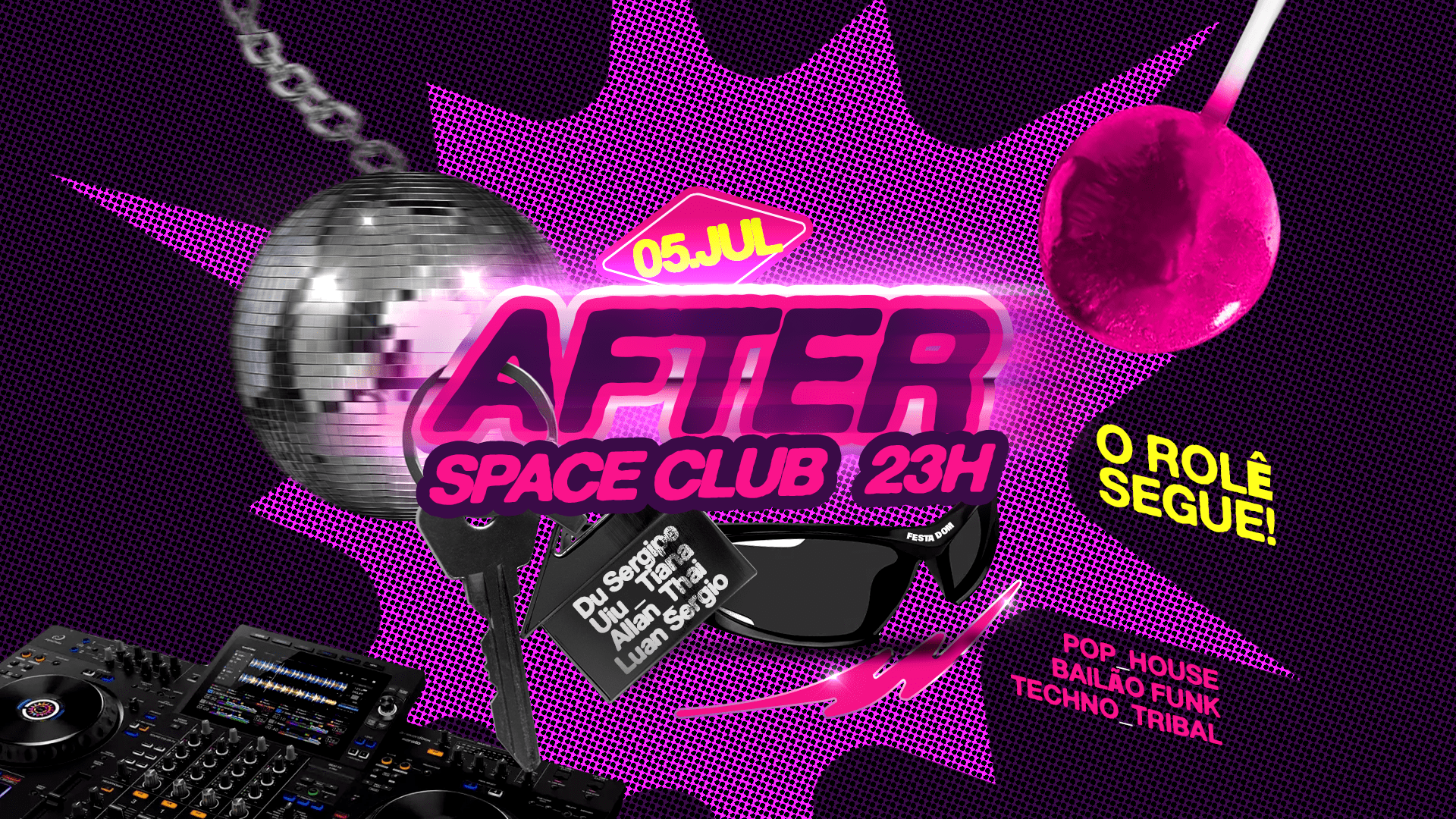 After Na Space Club - O Rolê Segue Cover