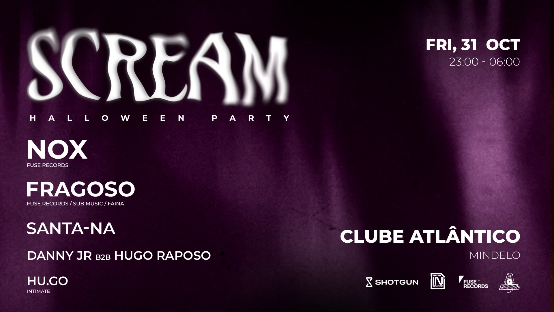 Scream Halloween Party Cover