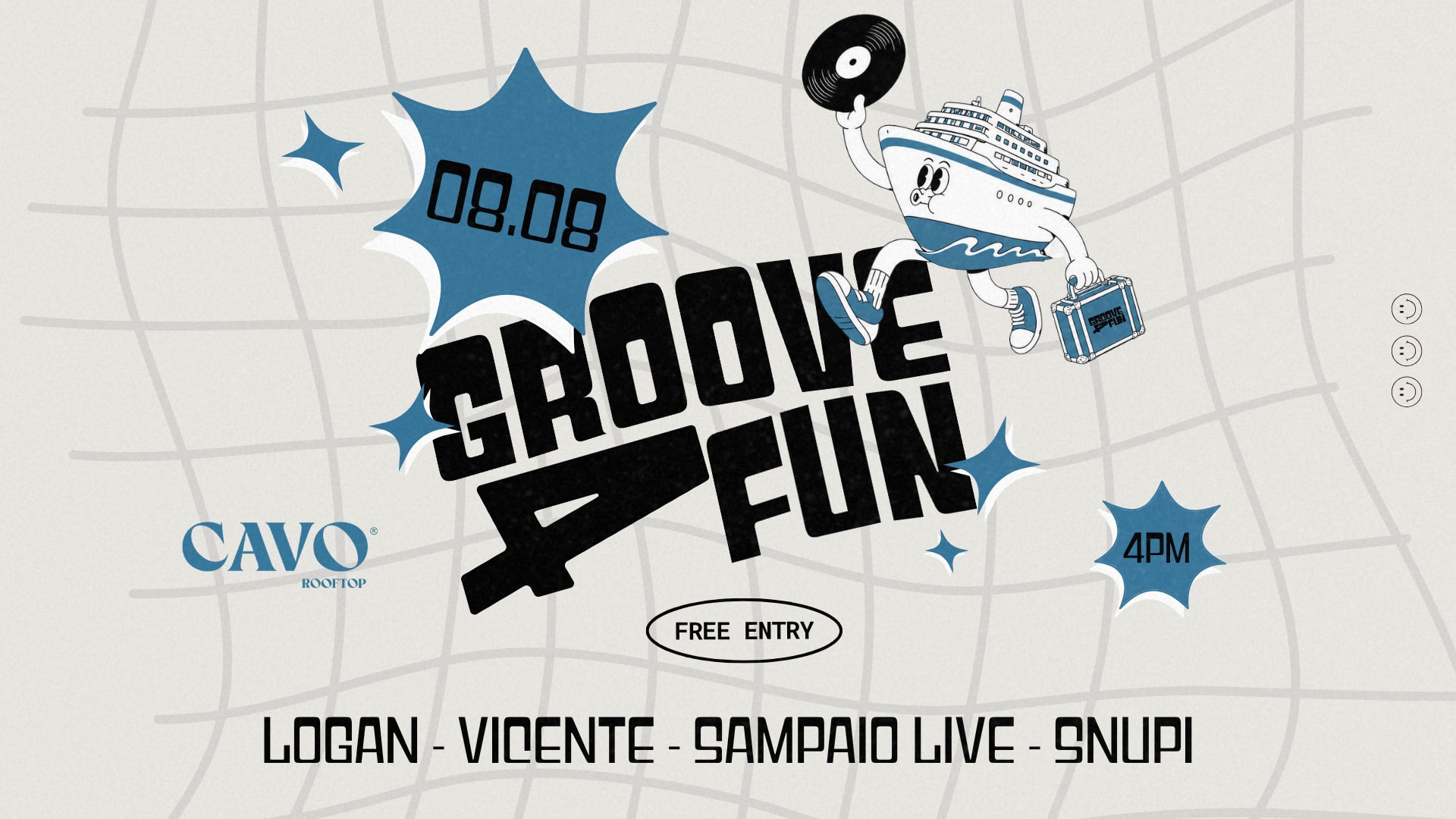 Groove4fun W/ Sampaio Live (Free Event) Cover