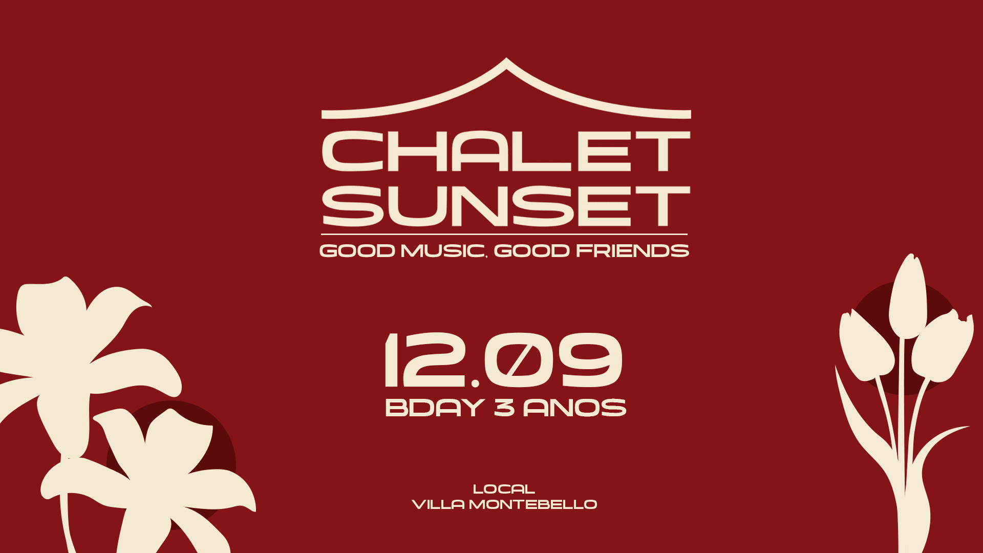 Chalet Sunset 3 Anos Cover