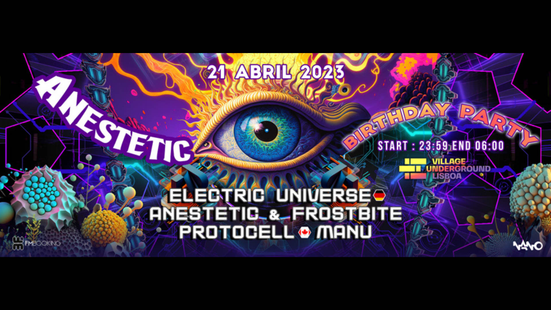 Anestetic Birthday Party Cover