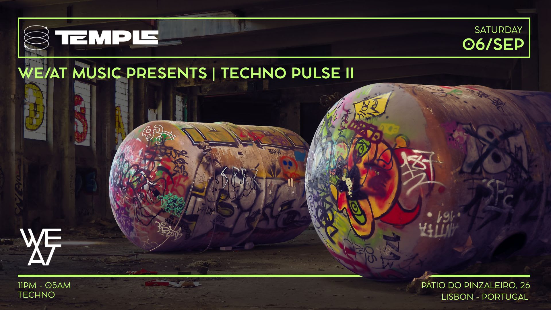 We/At Presents Techno Pulse II Cover