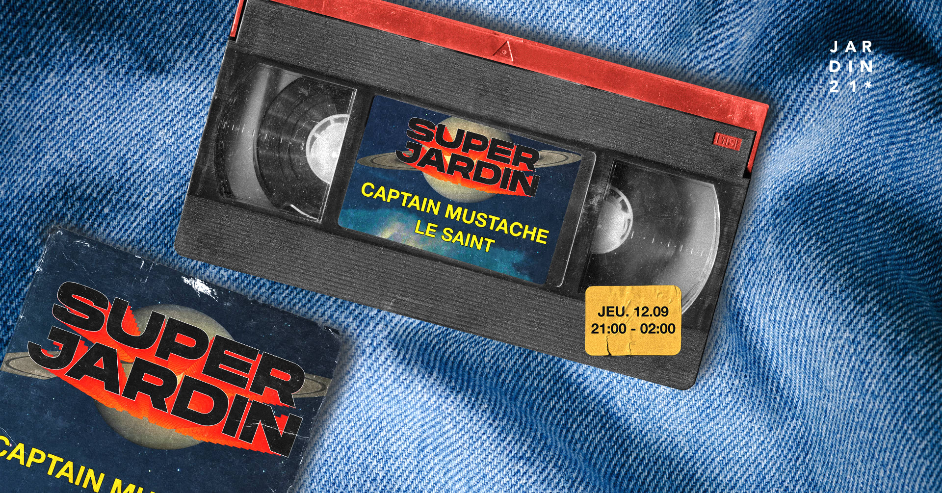 Super Jardin W/ Captain Mustache & Le Saint Cover