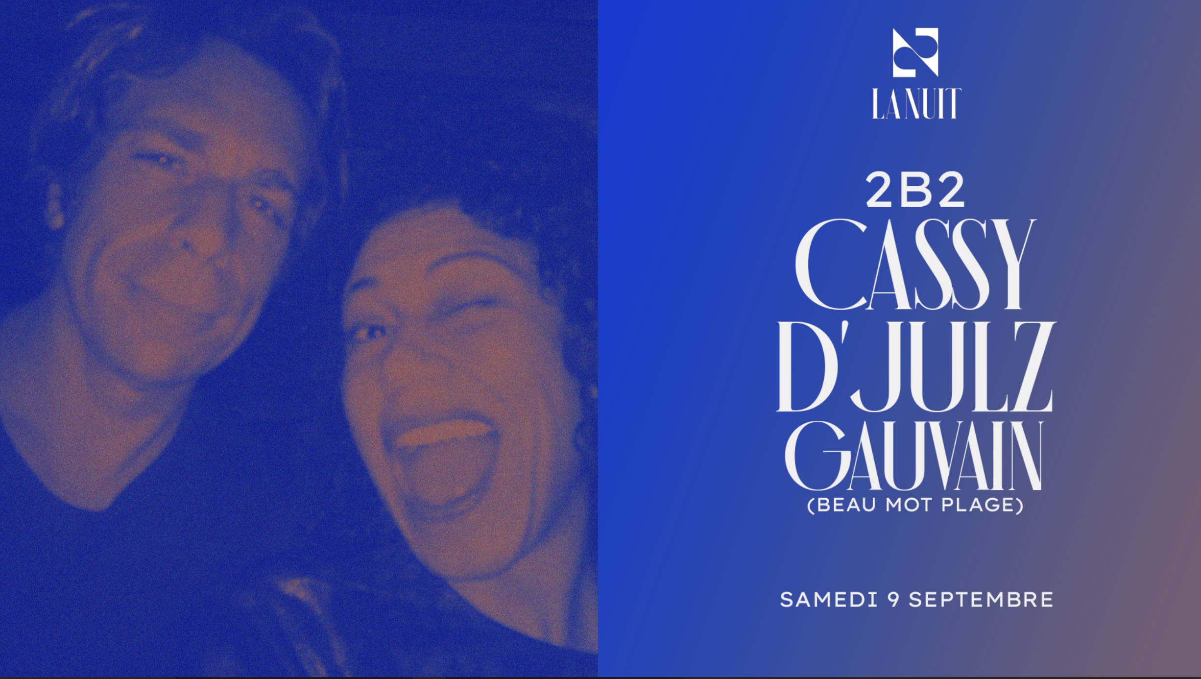 La Nuit // 2b2 Cassy-D'julz Cover