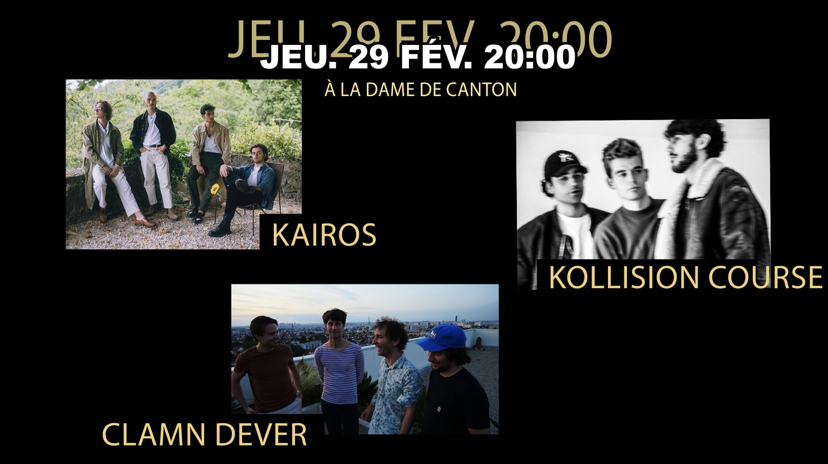 Kairos + Kollision Course +  Clamn Dever Cover