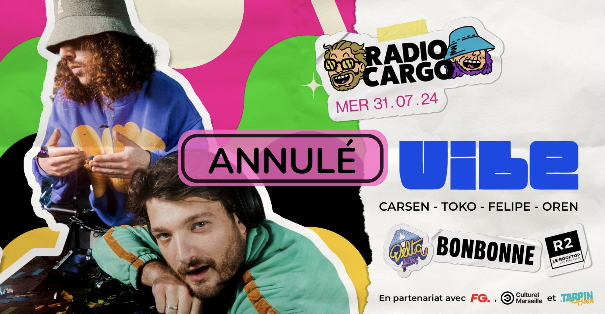 ( Annulé ) R2 I Le Rooftop - Vibe X Radio Cargo 31.07 Cover