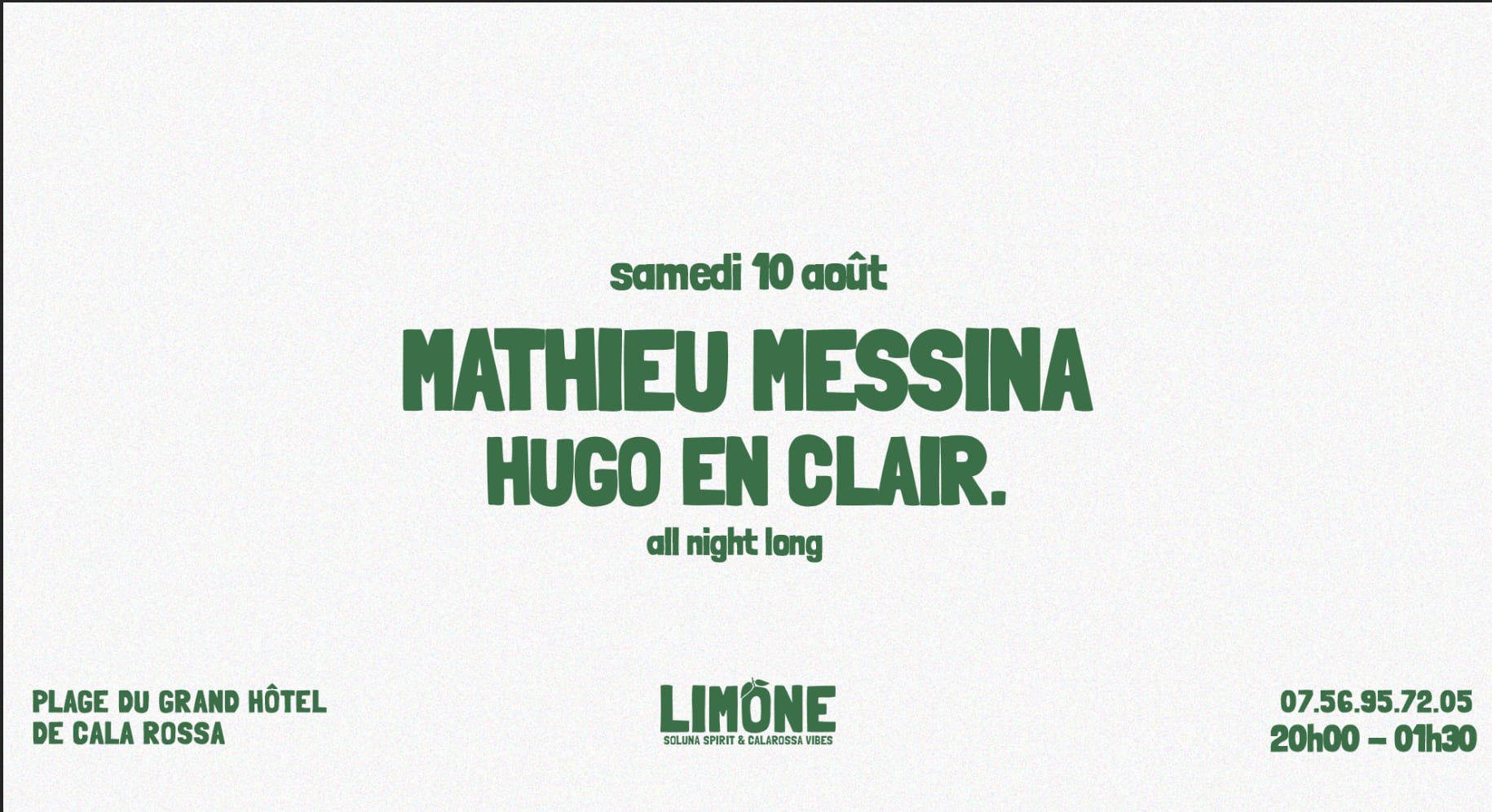 Limone - Mathieu Messina + Hugo En Clair. (All Night Long) Cover