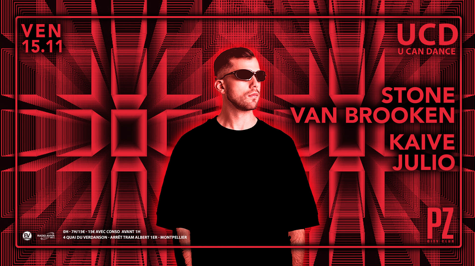 Ucd X Stone Van Brooken X Kaive X Julio X Pz City Club Cover