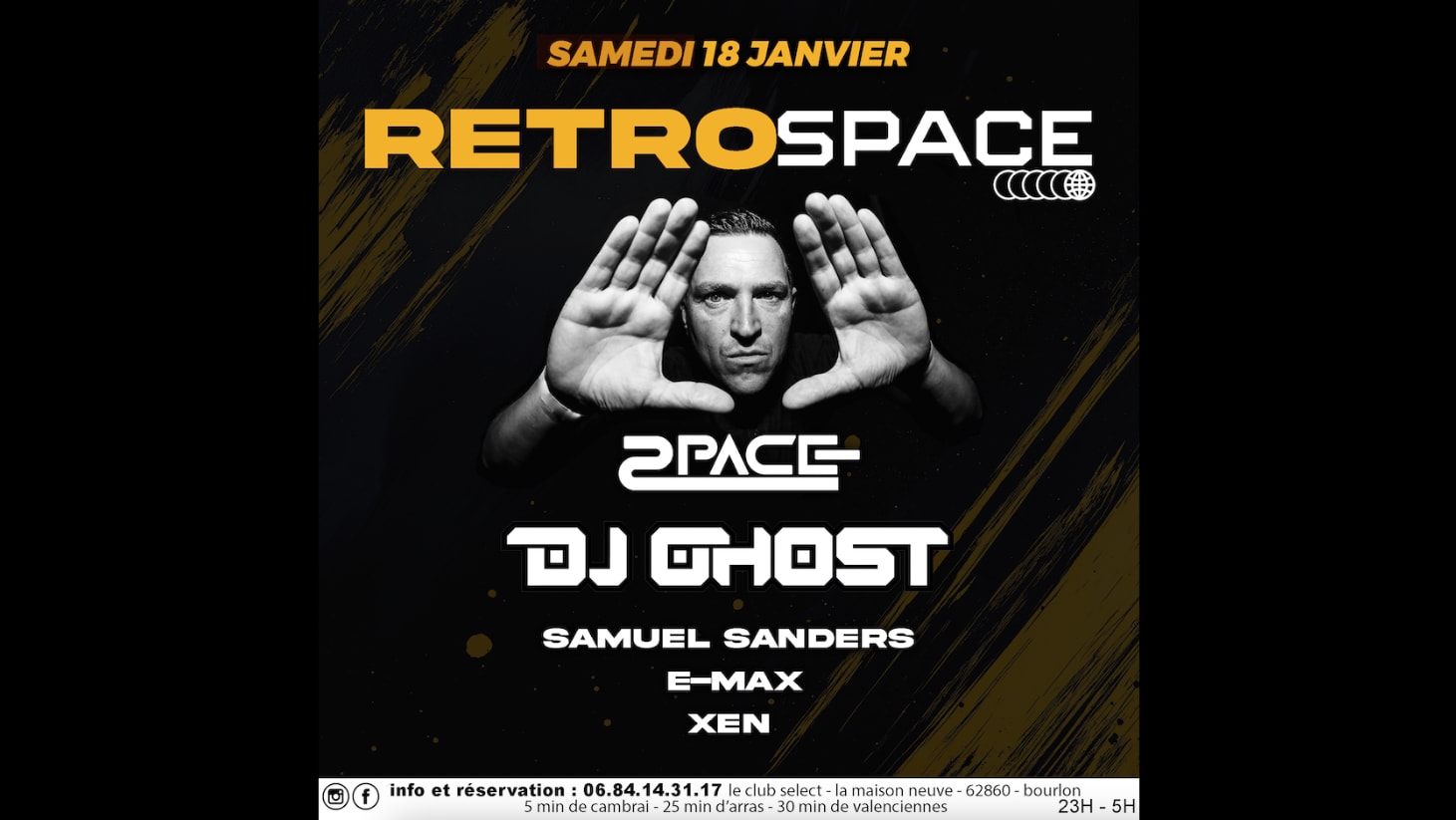 Retro Space / Sam 18 Janvier Cover