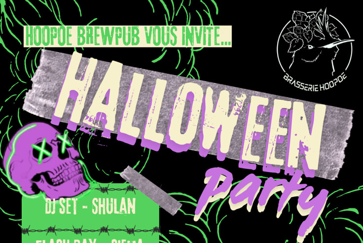 Halloween Party Hoopoe Brewpub Cover