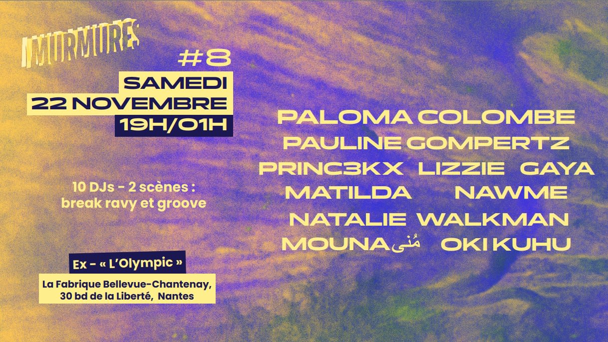 Murmures #8 - L'olympic/La Fabrique Chantenay Cover