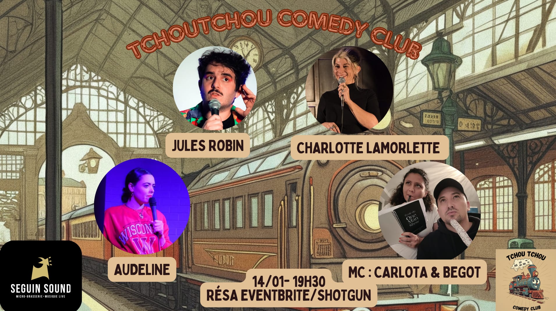 Tchoutchou Comedy Club Cover