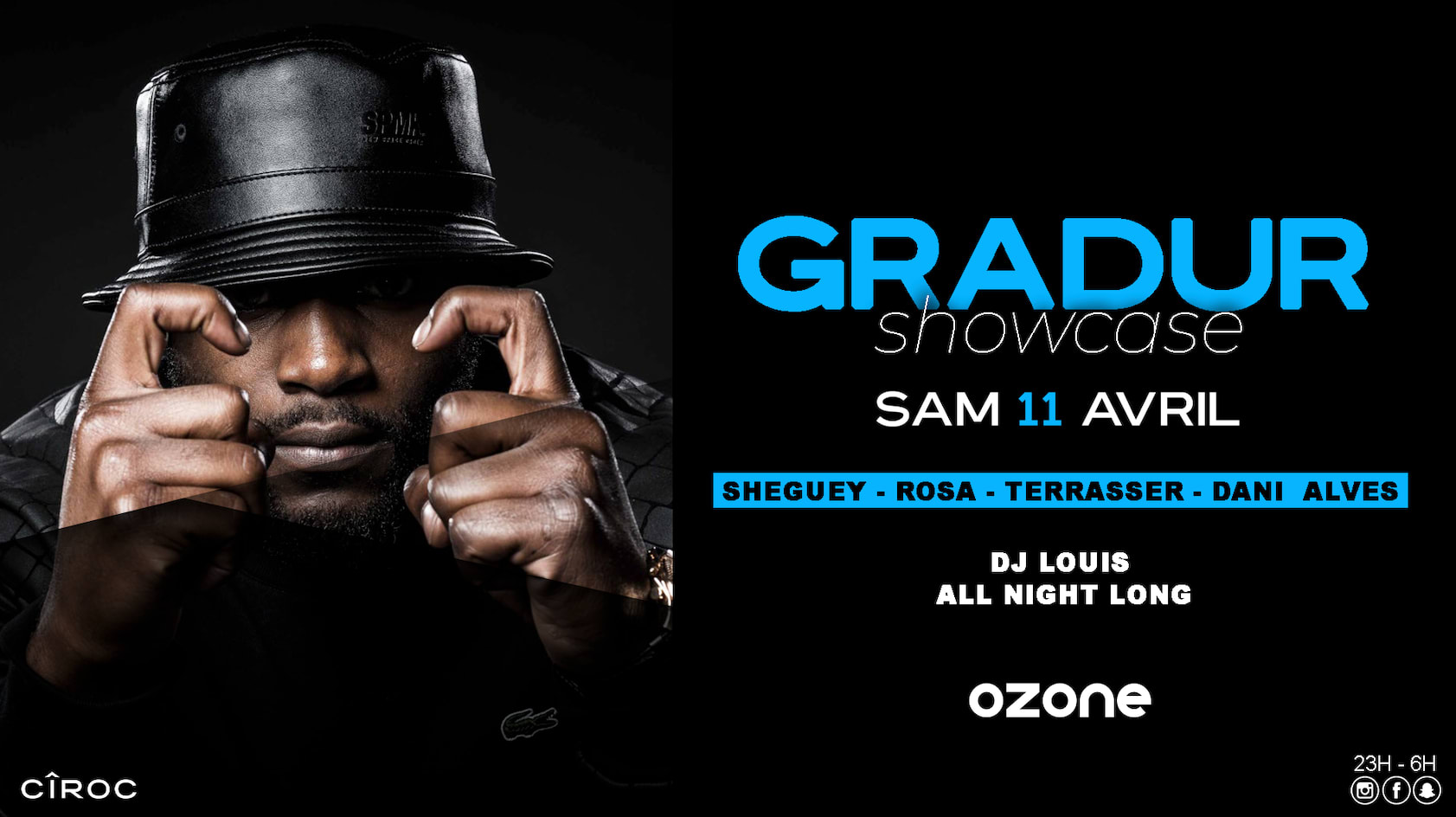 Gradur Showcase / Ozone / Sam 11 Avril Cover