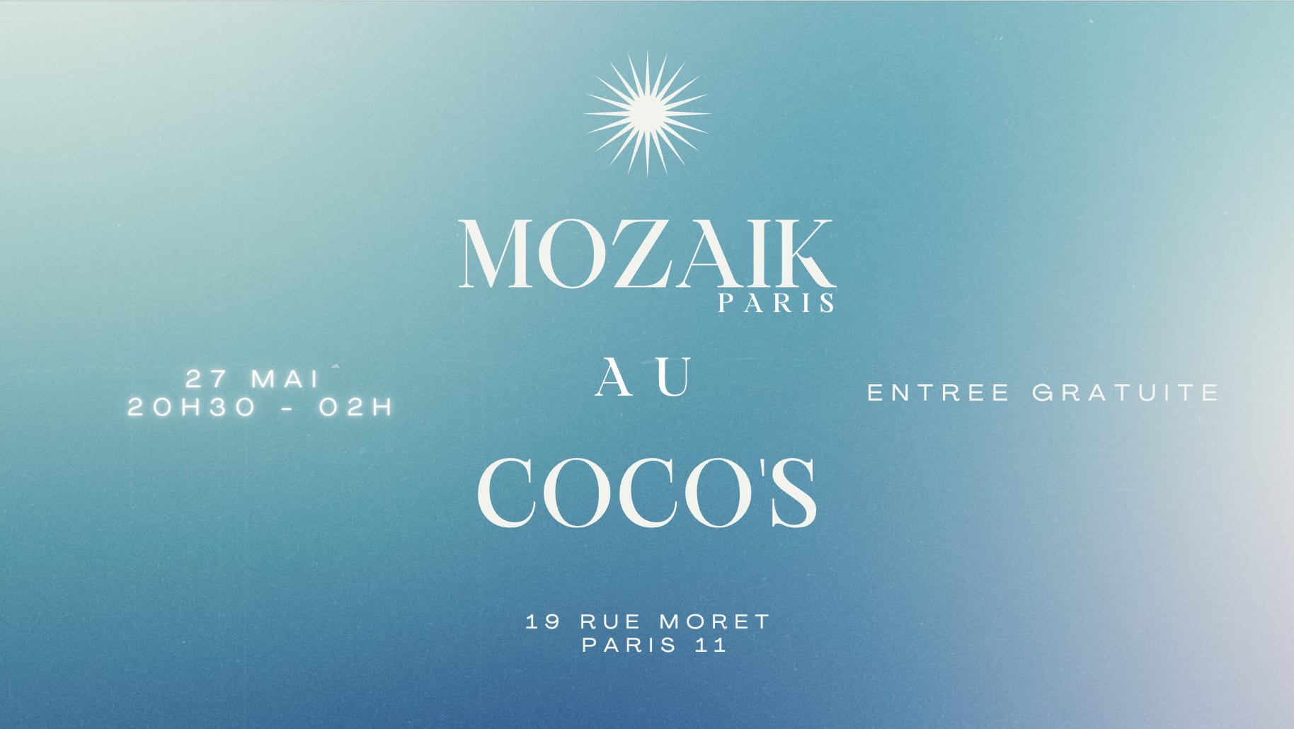 Mozaik Paris Au Coco's Cover
