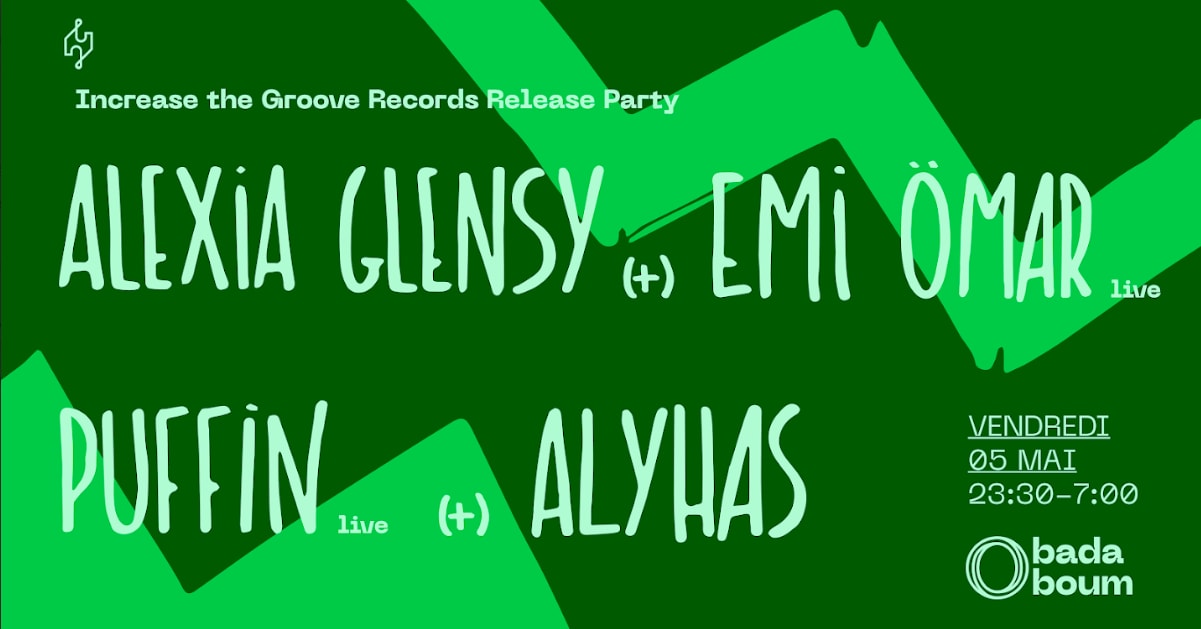 Club — Increase The Groove Release Party : Alexia Glensy Cover