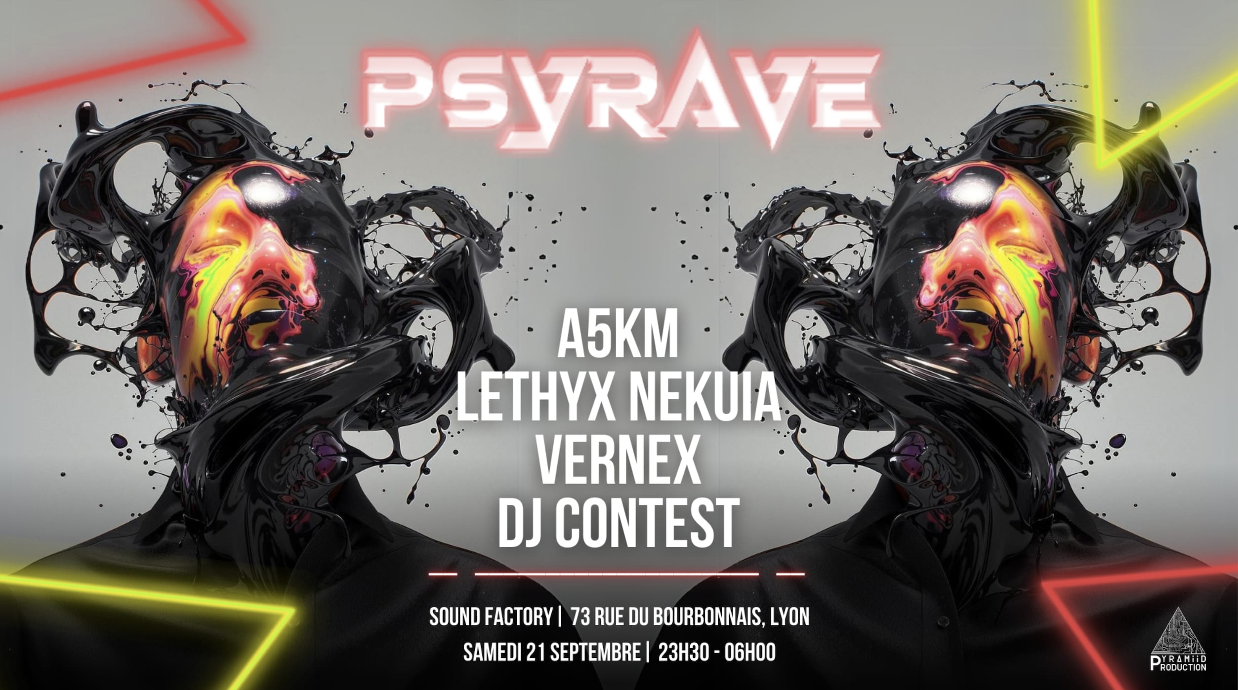 Psyrave (Lyon) A5km - Lethyx Nekuia - Vernex - Dj Contest Cover