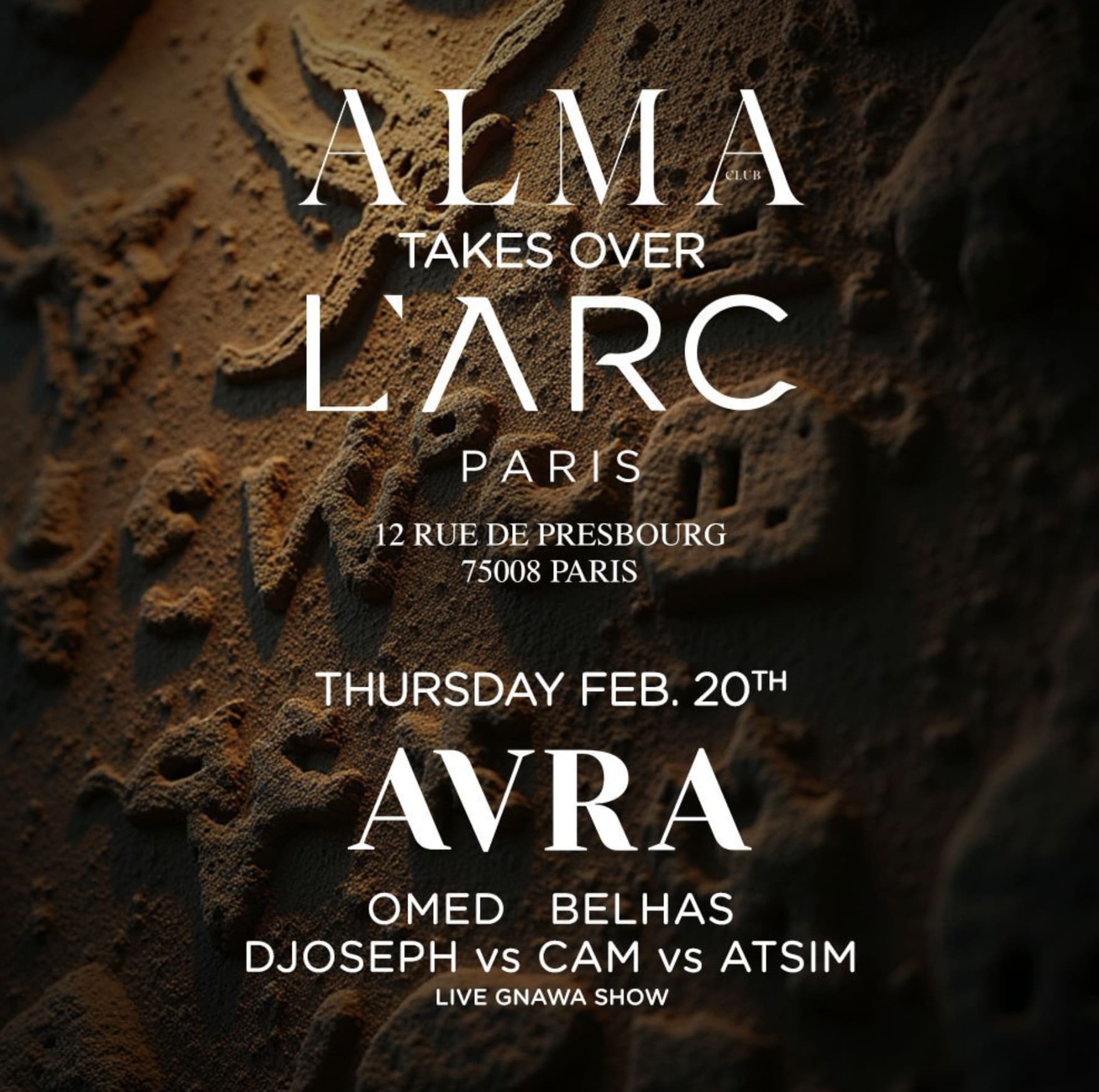 Avra At L'arc Paris W/ Omed, Belhas, Djoseph, Cam & Atsim Cover