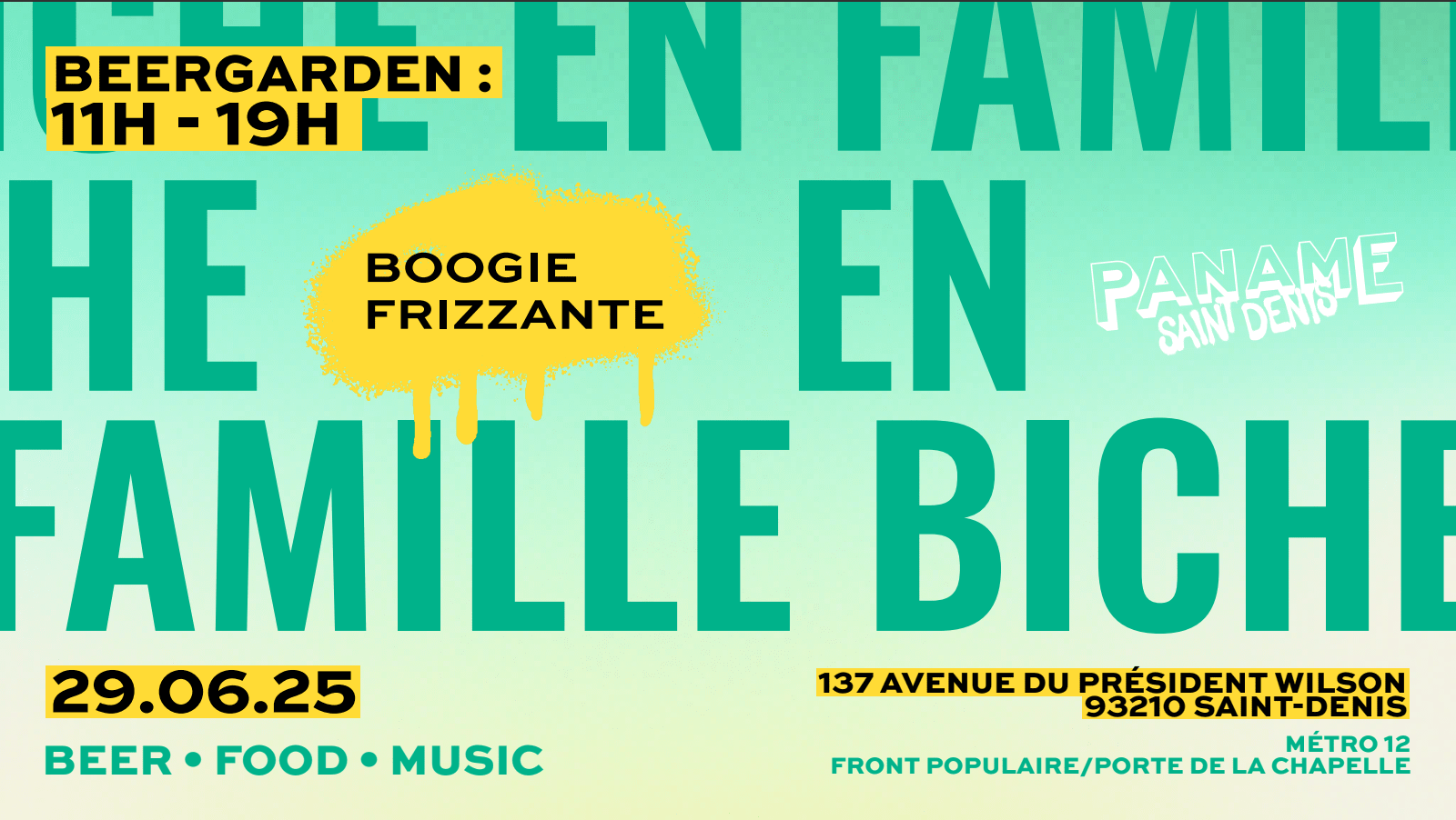 (Open Air) Paname Saint-Denis - Boogie Frizzante Dj Set Cover