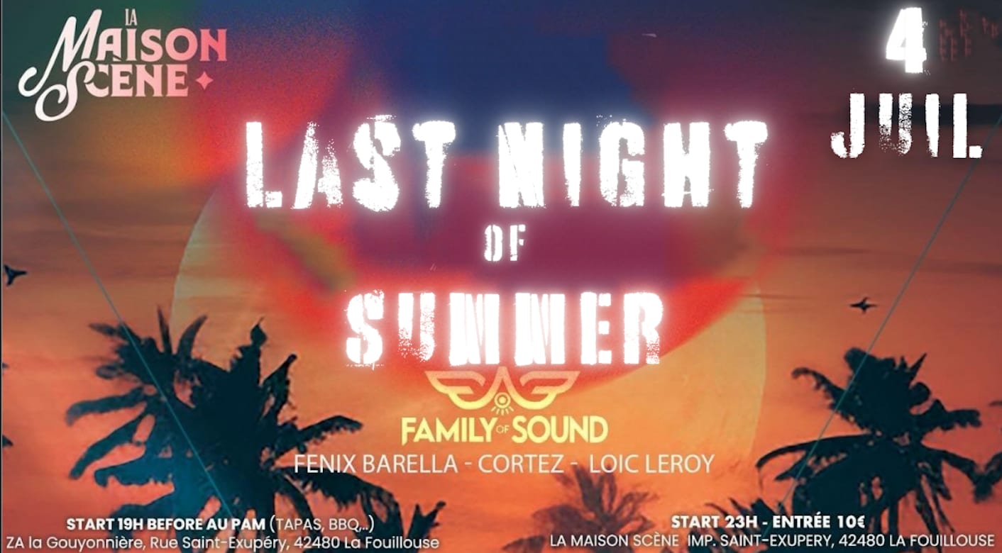 Last Night Of Summer - Fenix Barella - Cortez - Loic Leroy Cover