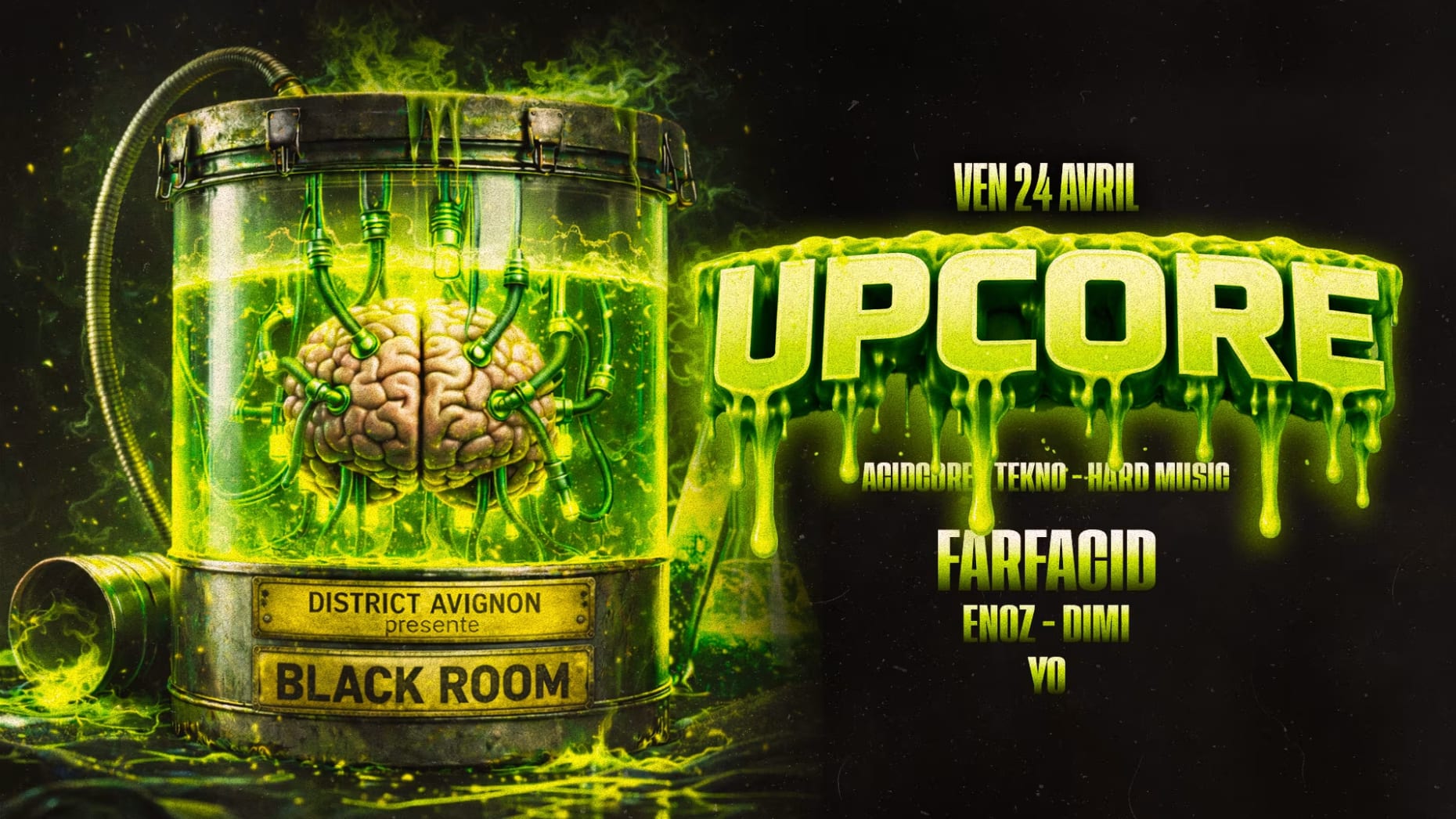 Upcore : Farfacid + Enoz + Dimi + Yo Cover