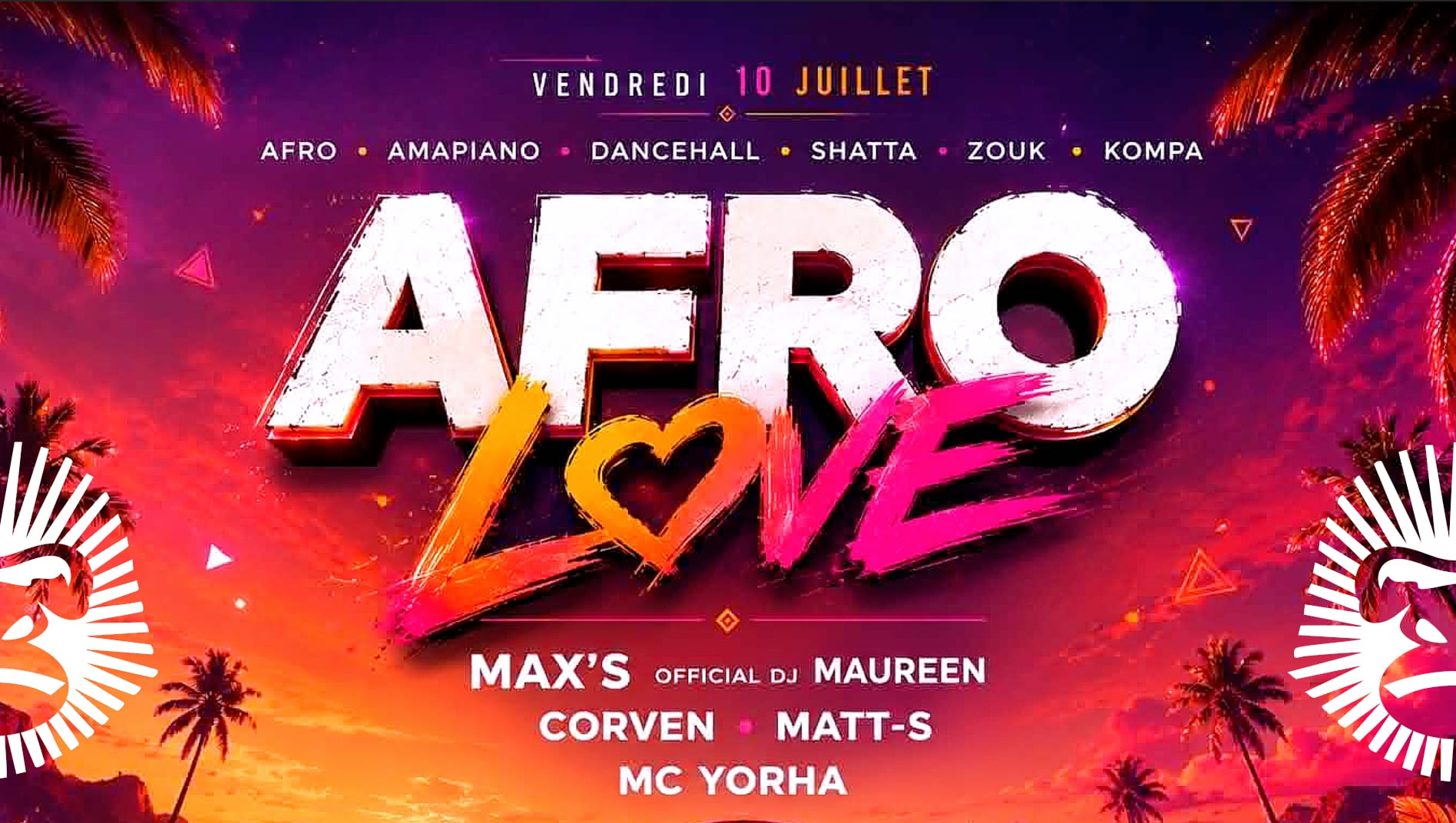 Afro Love X Les Vendredis Fiesta Cover