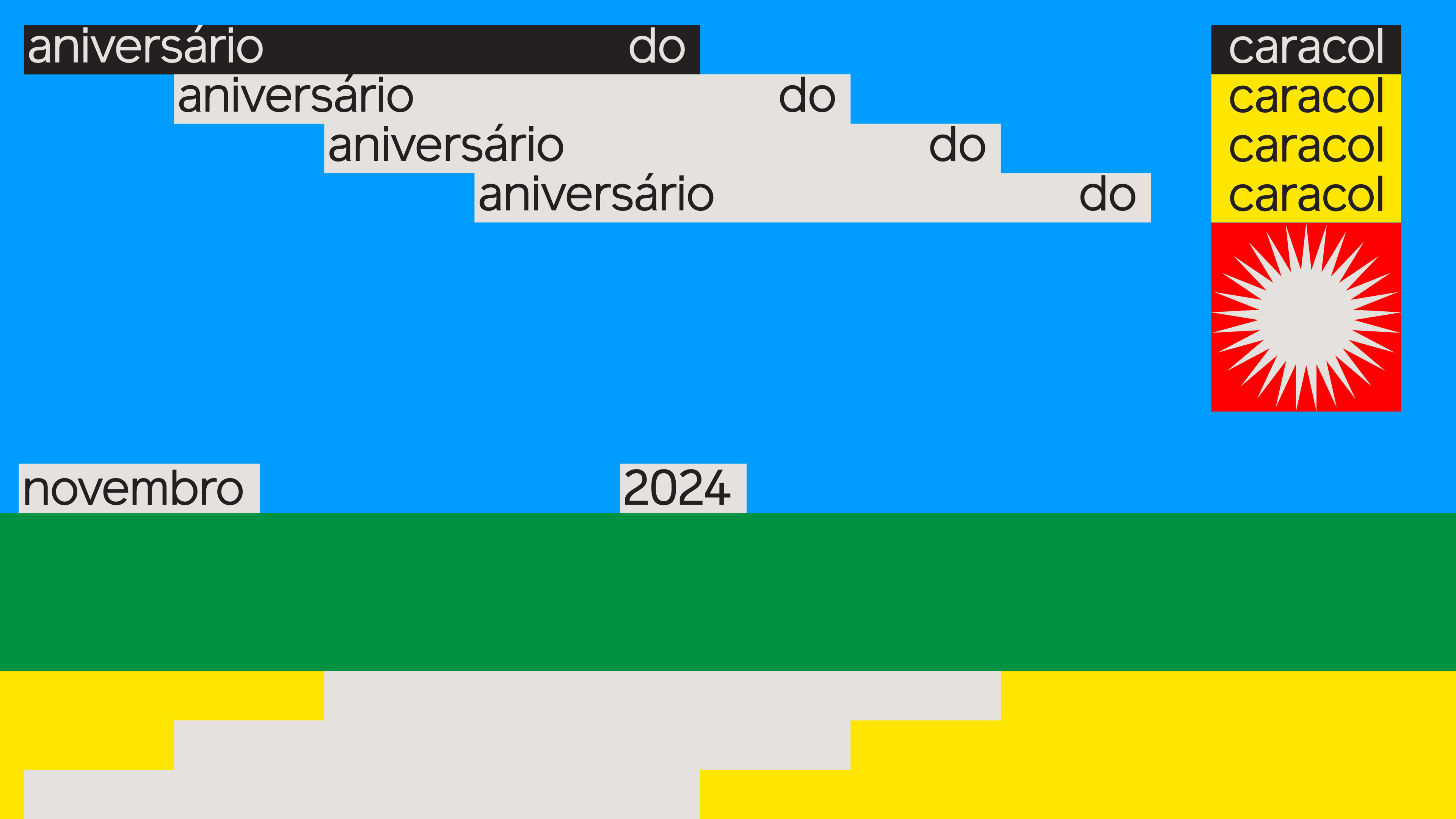 Aniversário Do Caracol (Dom, 24/11) Cover