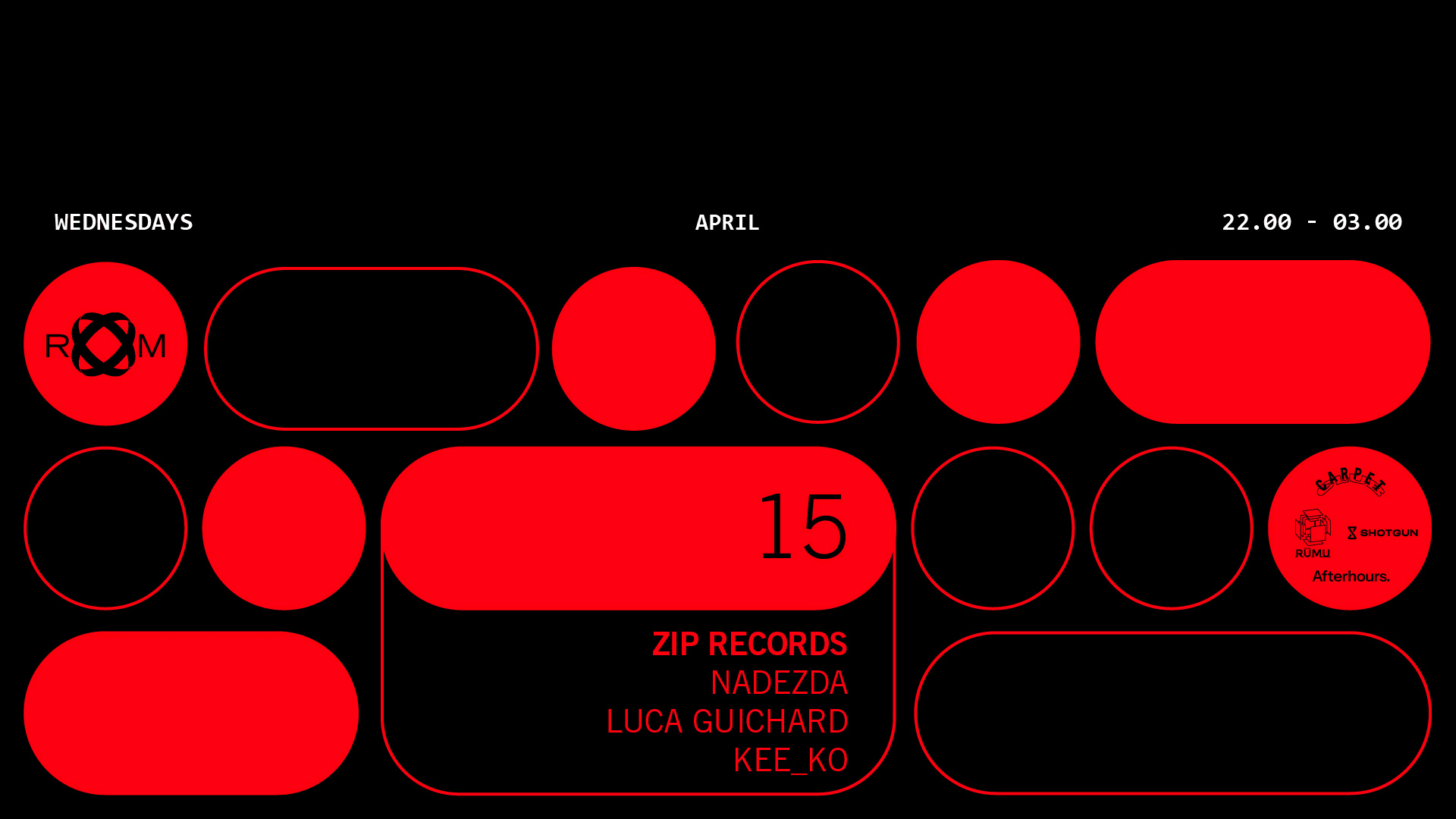 Room: Zip Records W/ Nadezda, Luca Guichard, Kee_Ko Cover