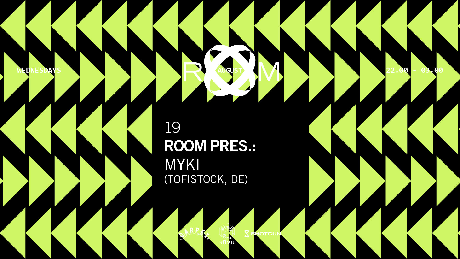 Room Pres.: Myki (Tofistock, De) Cover