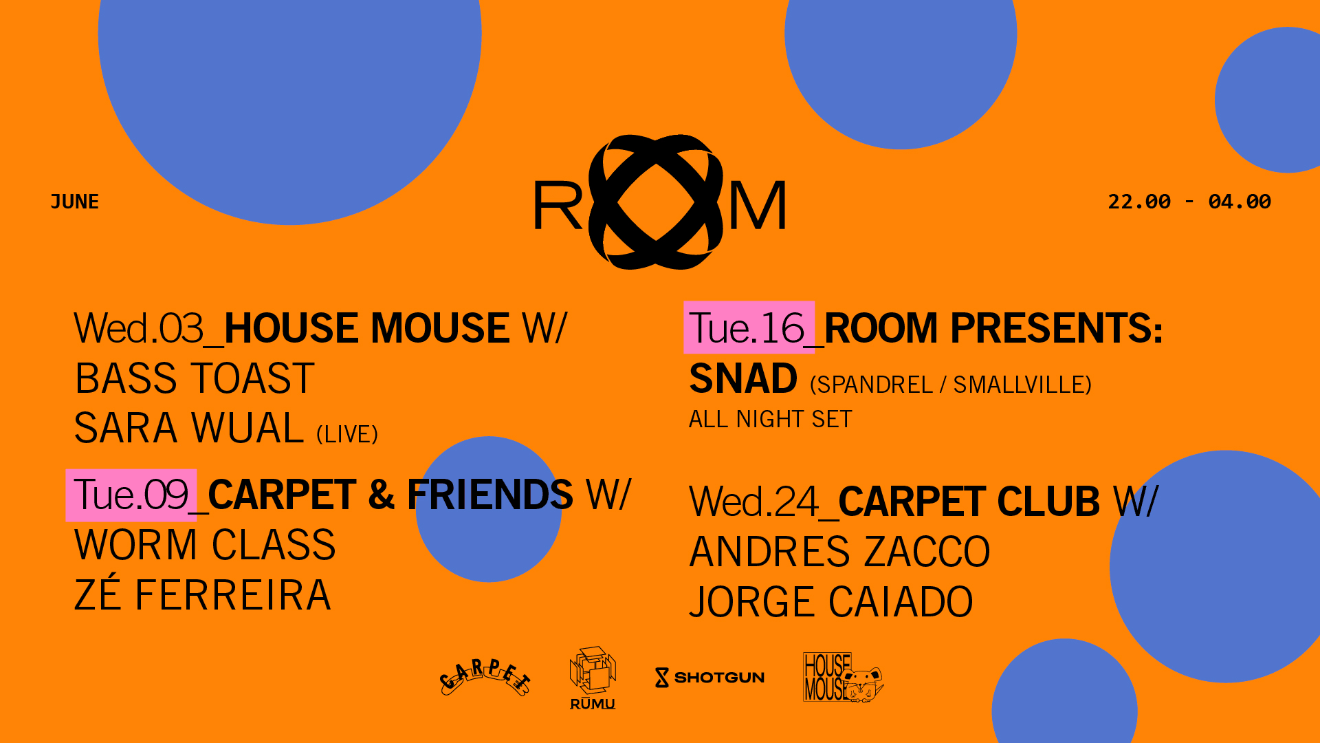 Room: Carpet & Friends W/ Worm Class, Zé Ferreira Cover