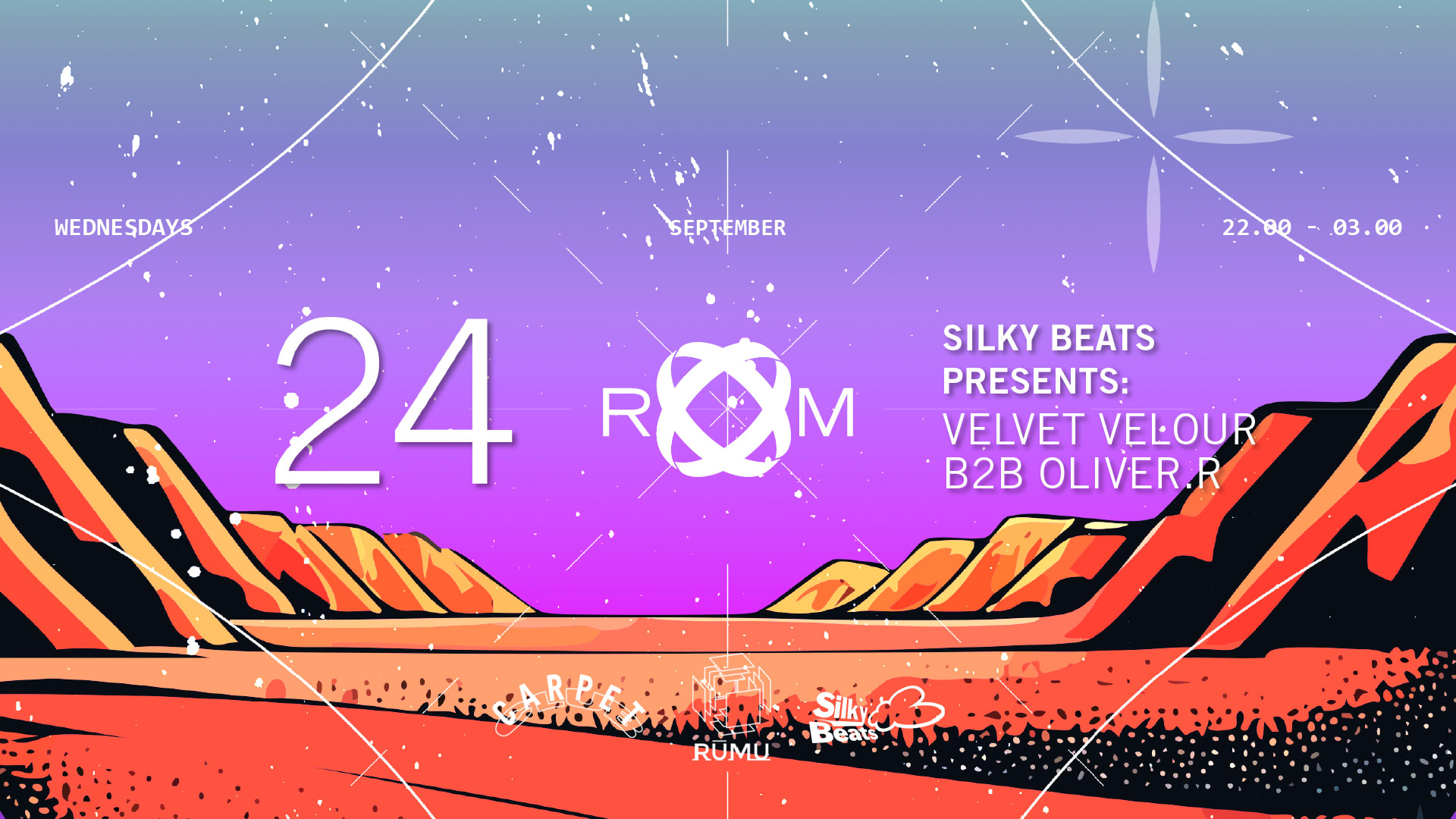 Room: Silky Beats Presents: Velvet Velour B2b Oliver.R Cover