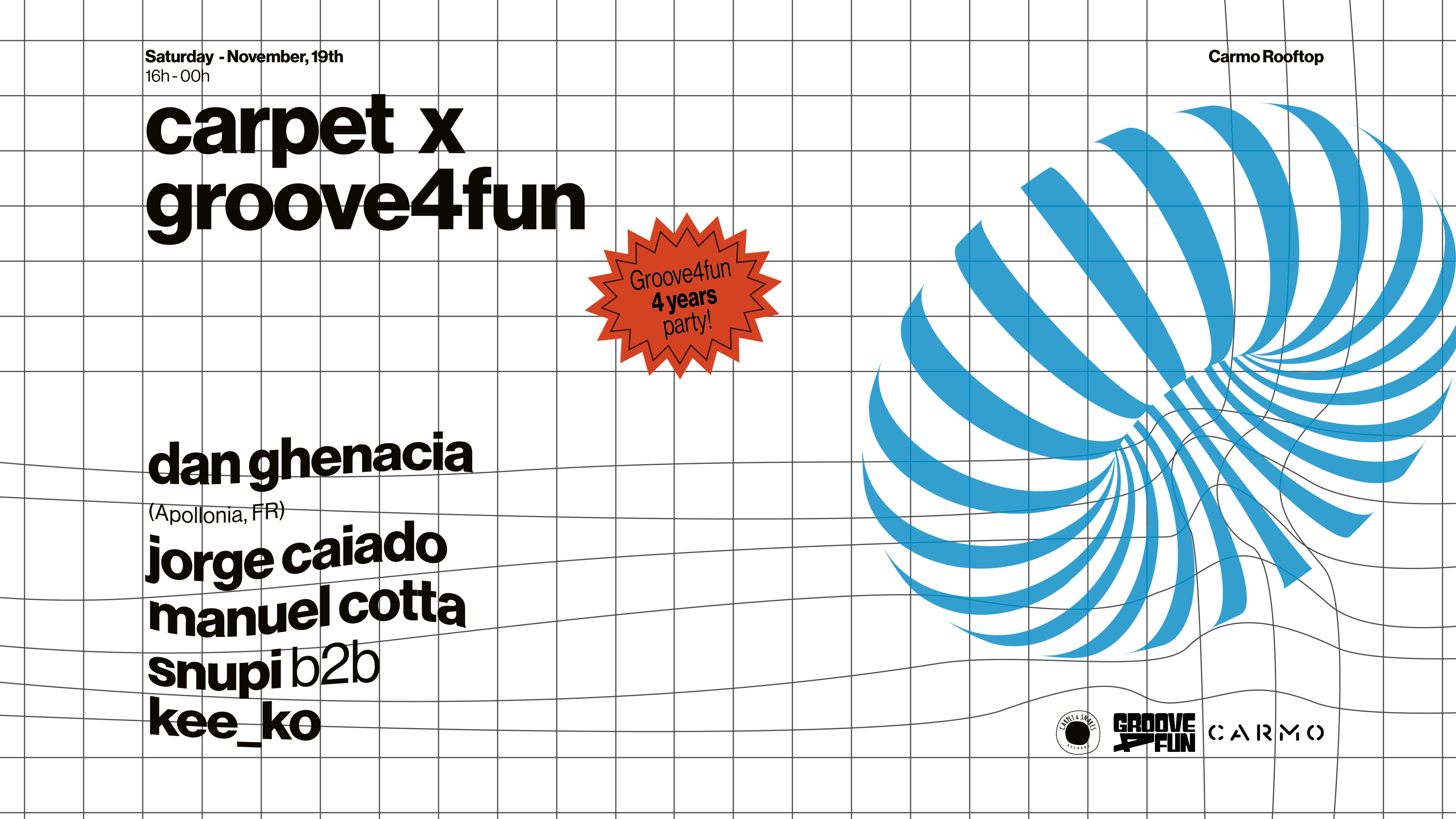 Carpet X Groove4fun W/ Dan Ghenacia (Apollonia / Fr) Cover