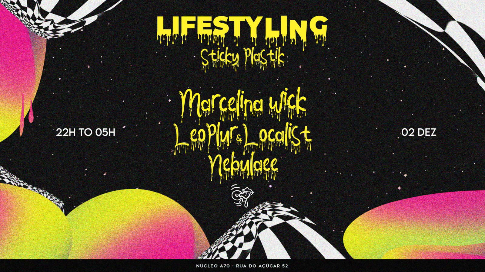 Lifestyling Invites Sticky Plastik  Cover