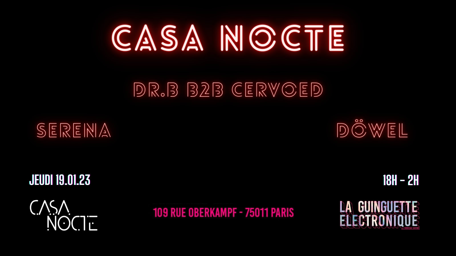 Casa Nocte X La Guinguette Electronique Cover