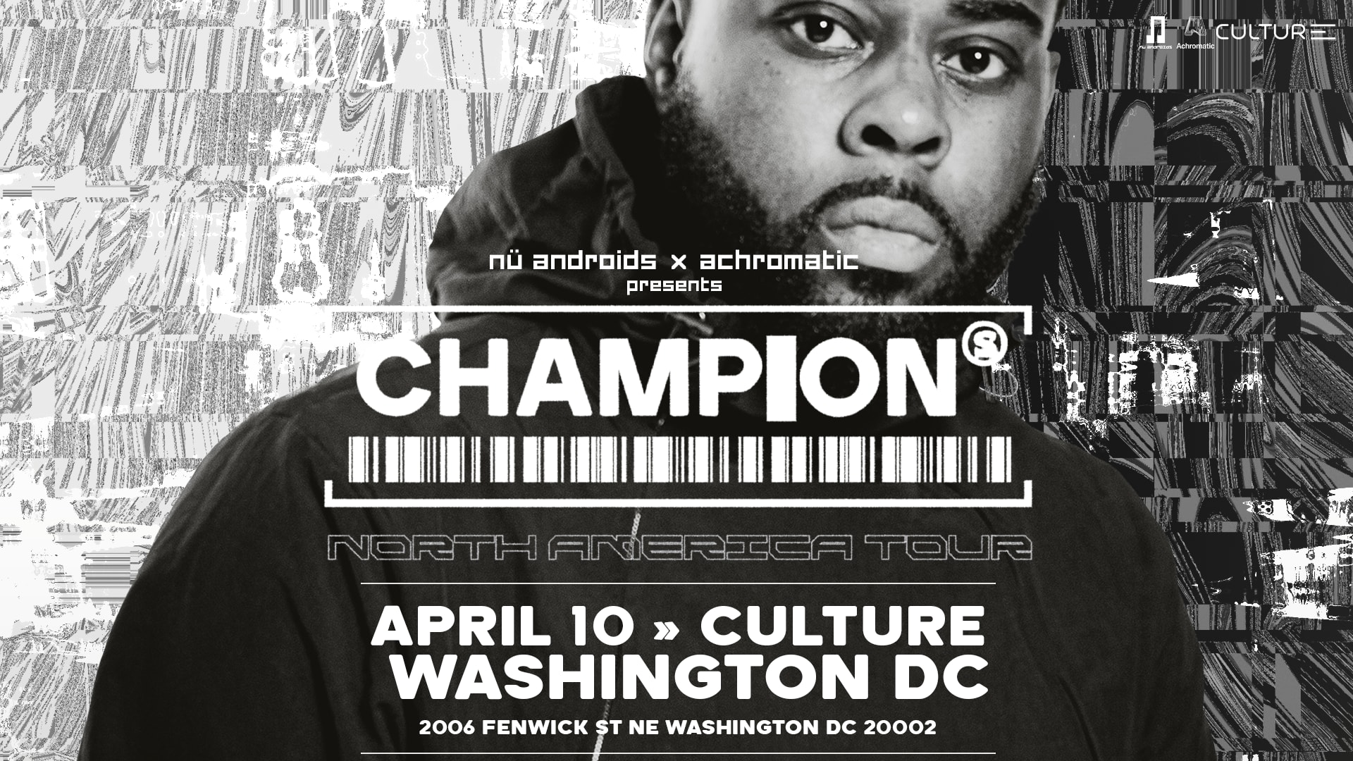 Nü Androids X Achromatic Present: Champion Cover
