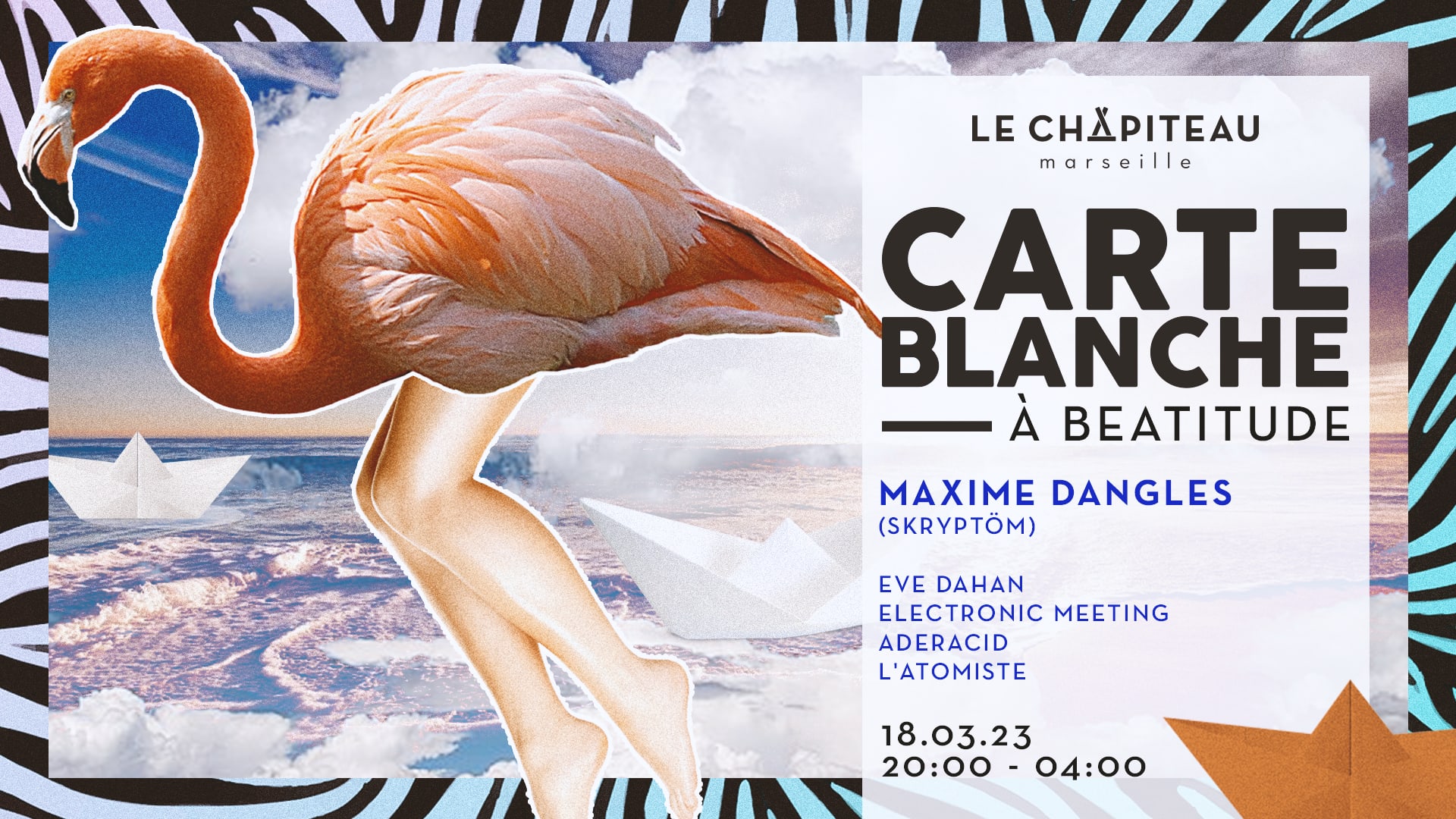 Carte Blanche - Beatitude Invite Maxime Dangles Cover
