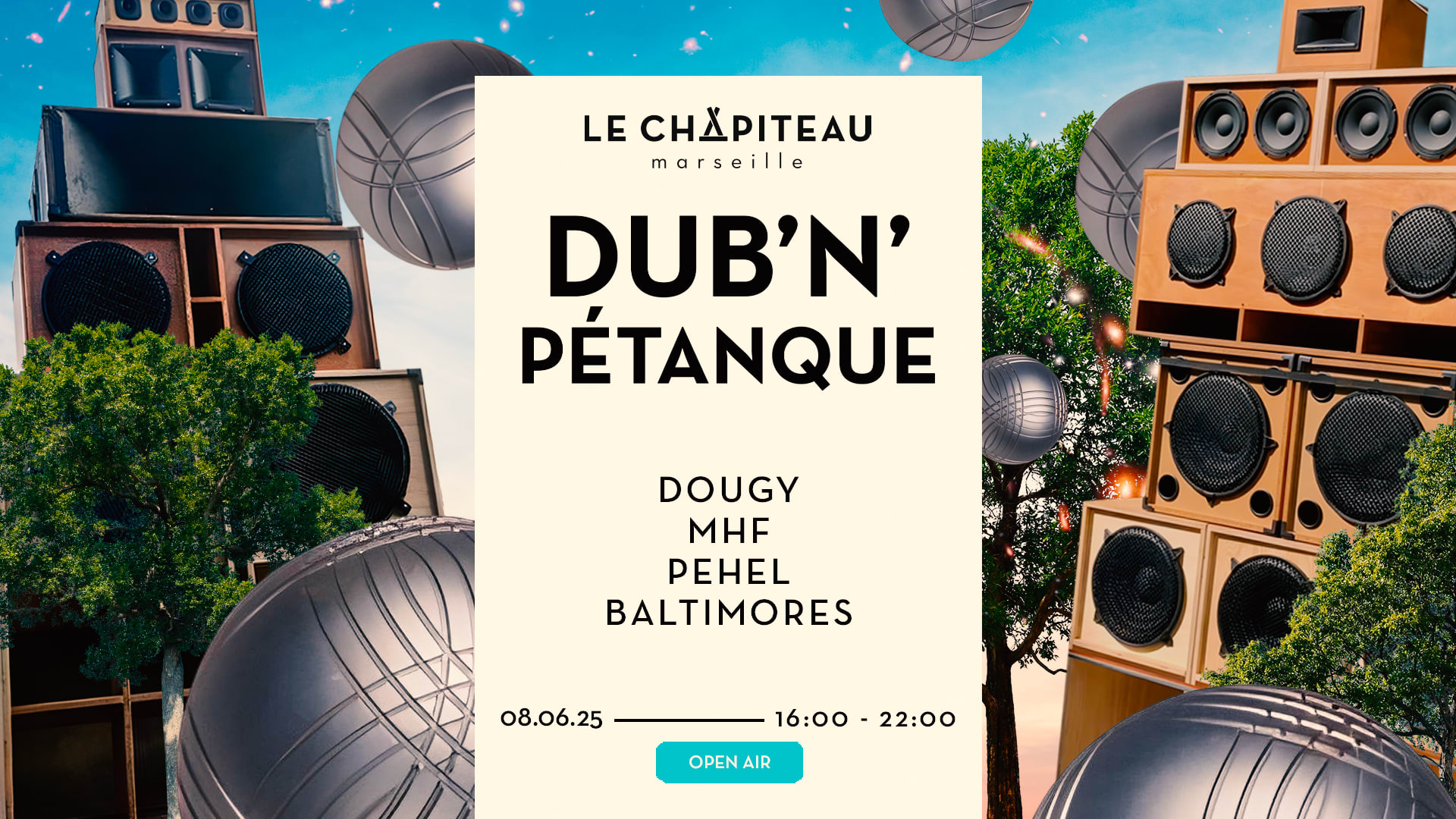 Dub'n'petanque W/ Dougy, Mhf, Pehel & Baltimores Cover