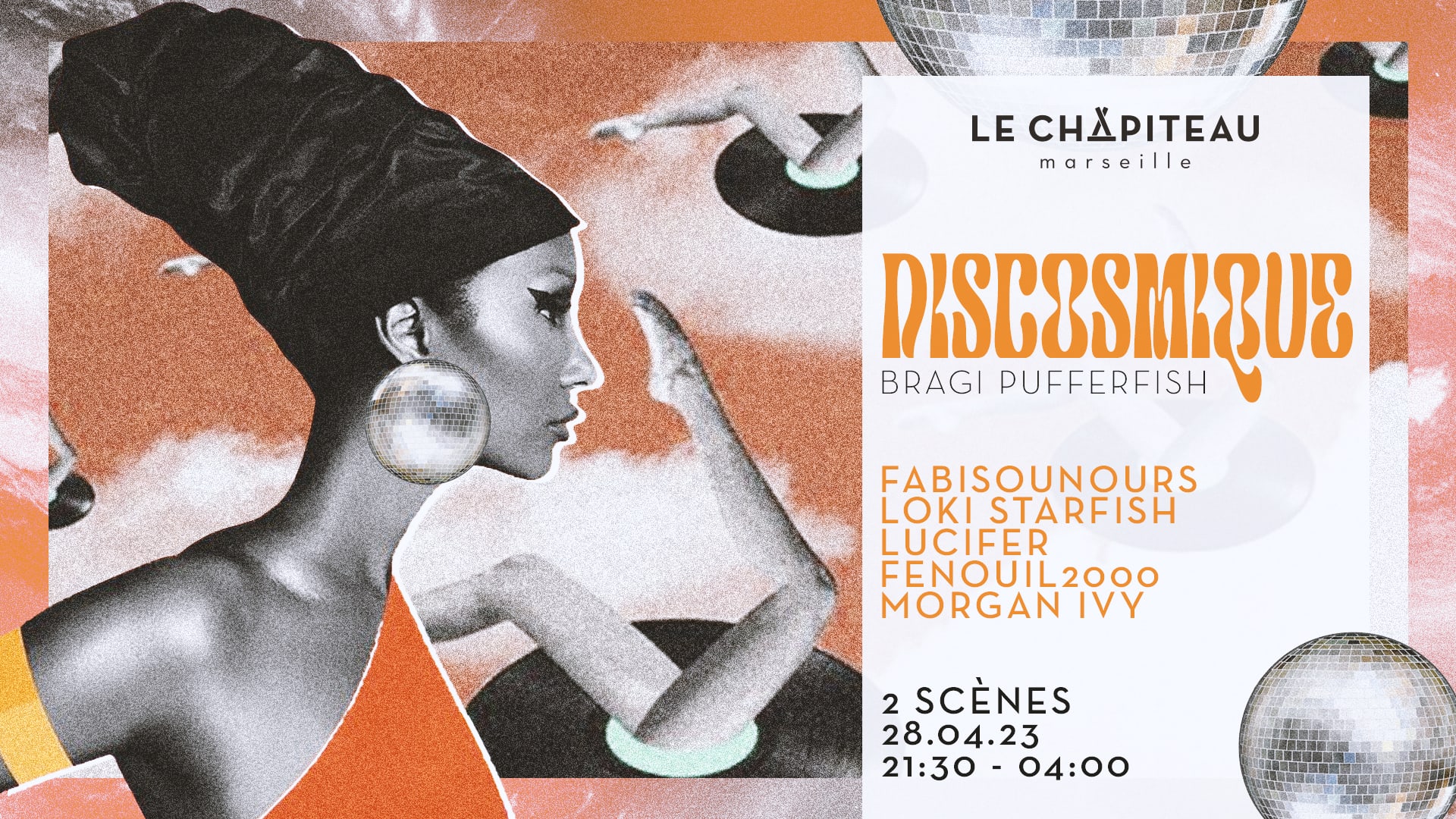 Discosmique - W/ Bragi Pufferfish Collectif Cover
