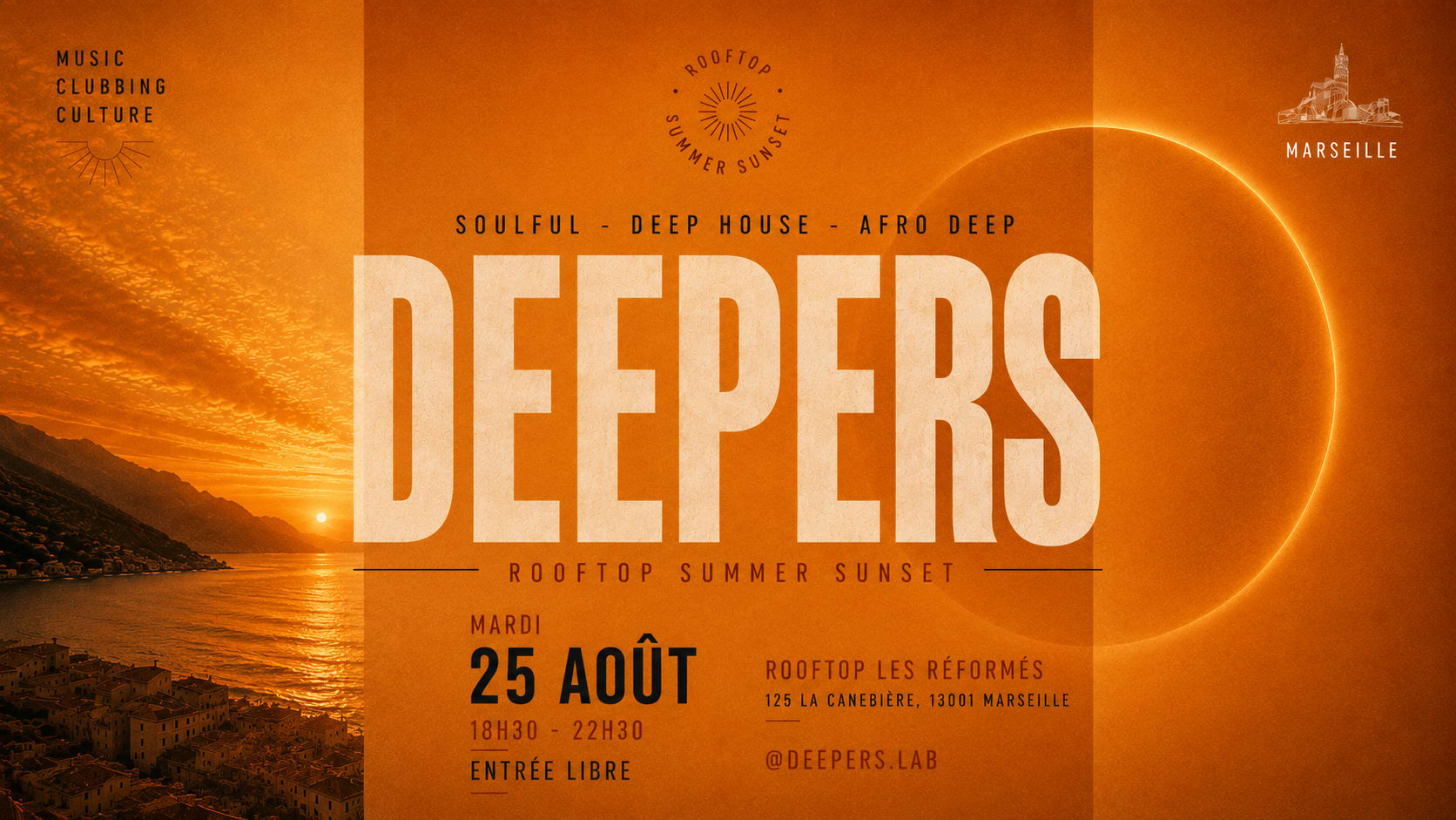 Deepers - Summer Sunset - Soulful - Deep House - Afro Deep Cover