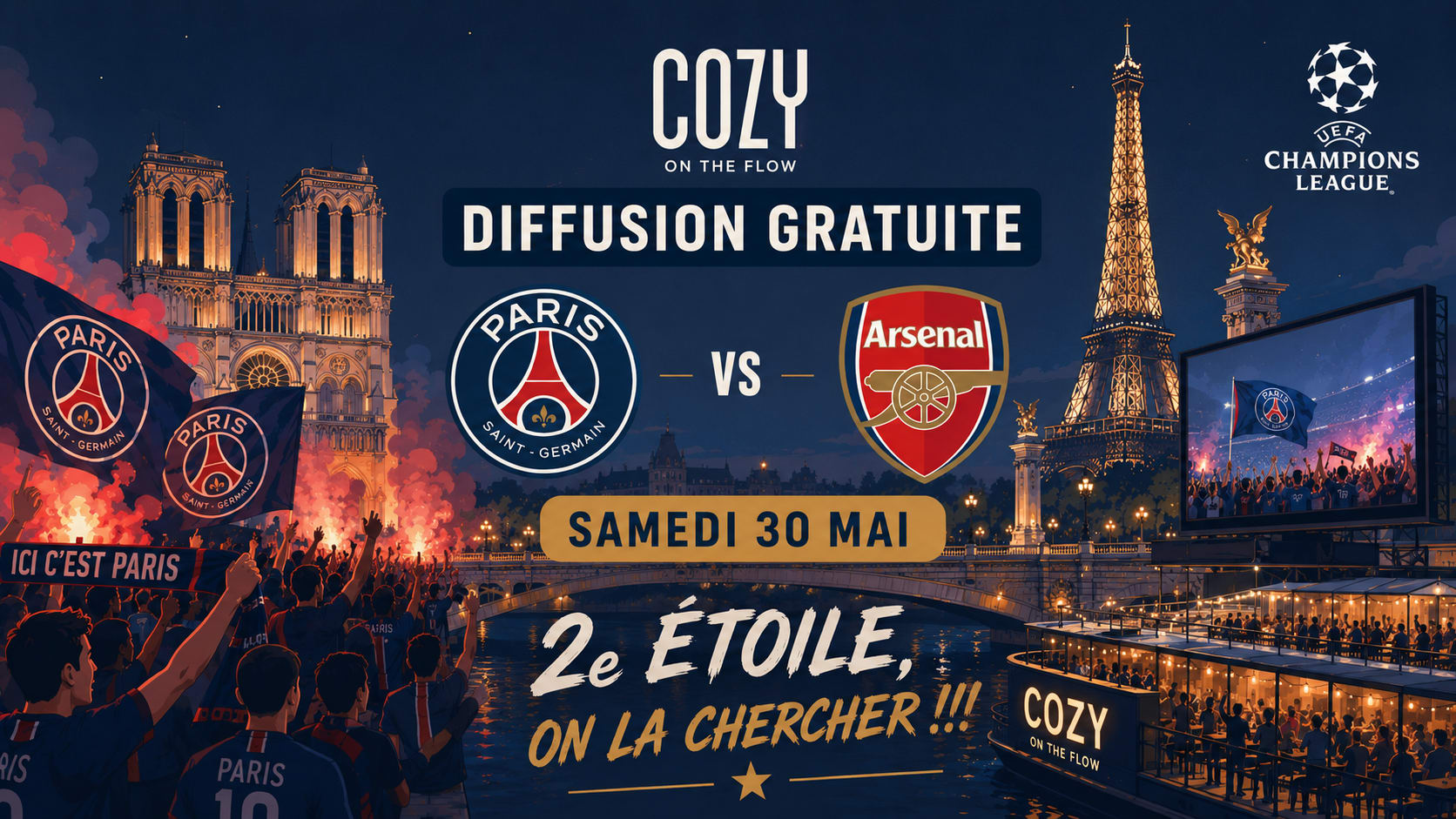 Diffusion Finale - Psg / Arsenal Cover