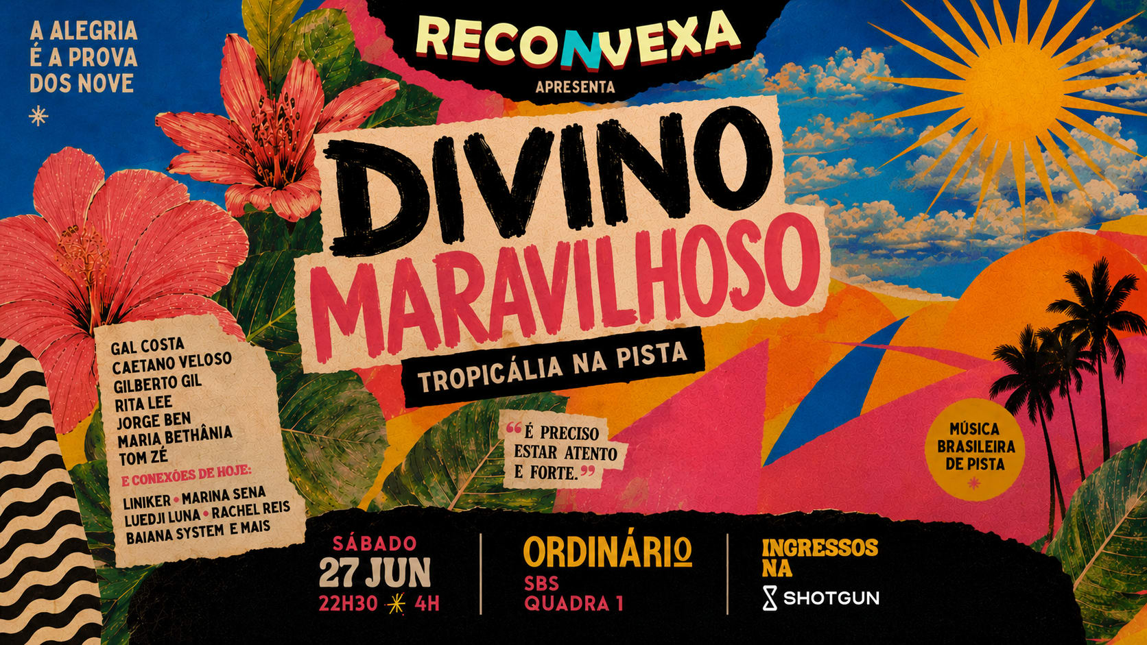 Reconvexa - 27/06/2026 - Depois Do Show Do Djavan Cover