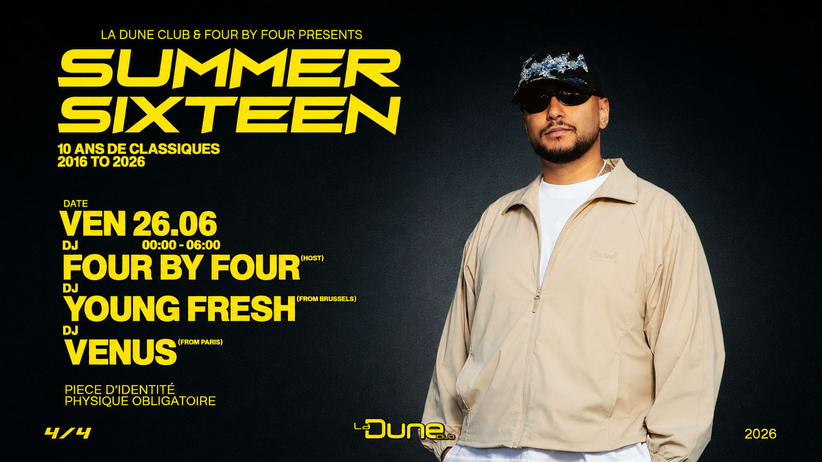 Summer Sixteen - Vendredi 26 Juin Cover