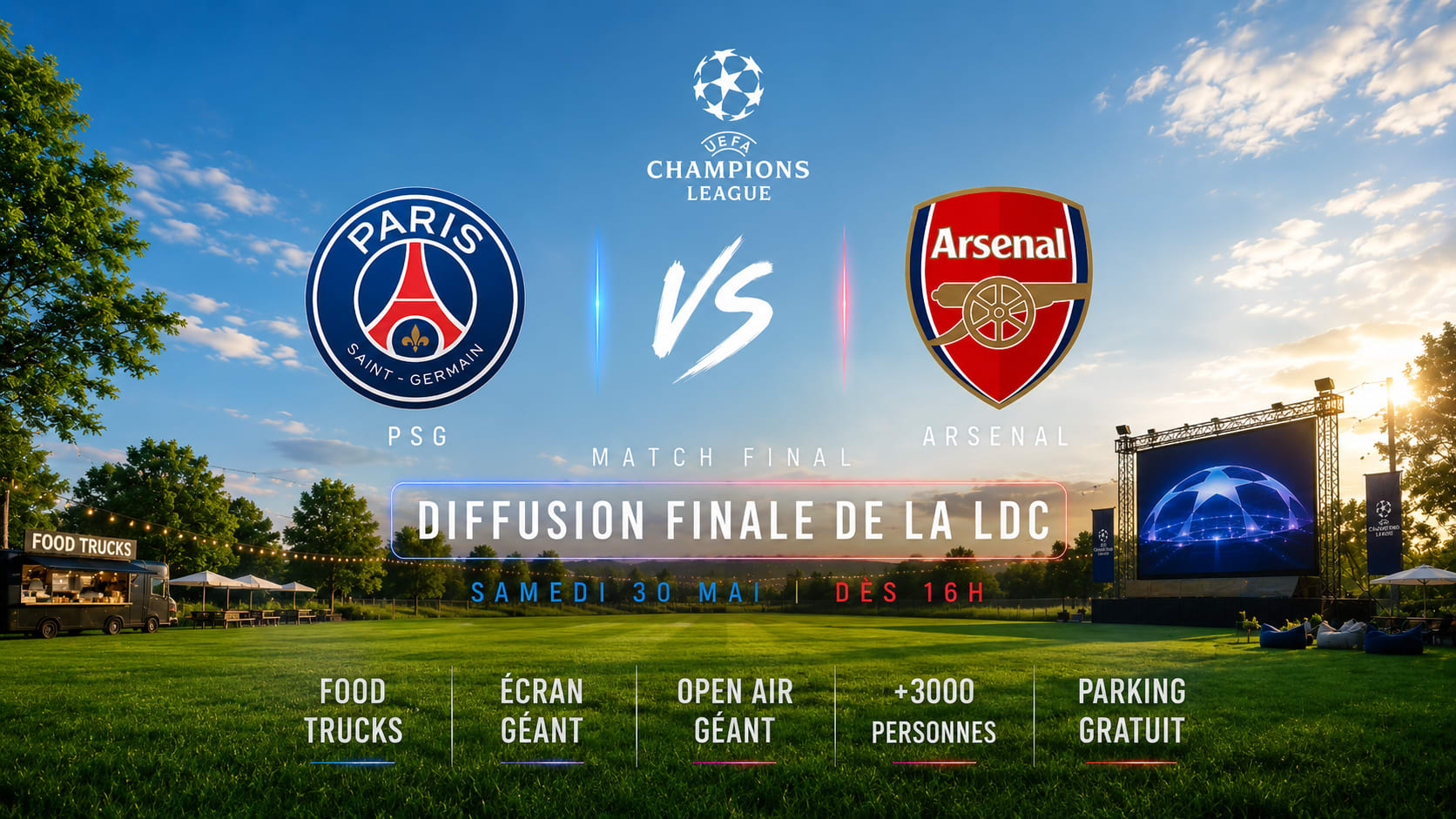 Finale Ligue Des Champions - Open Air Géant Cover