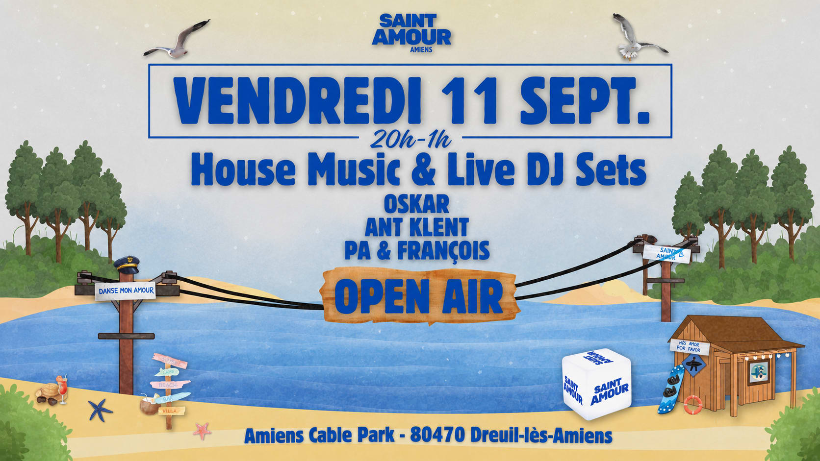 Saint Amour Amiens | Open Air | Vendredi 11 Septembre… Cover