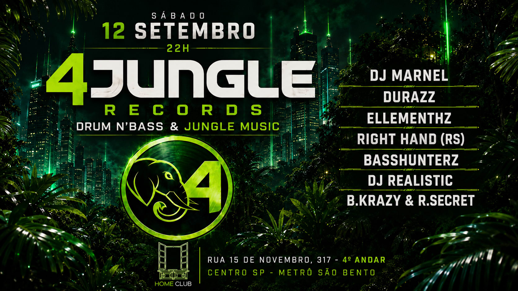 4 Jungle Records - Drum And Bass & Jungle Cover