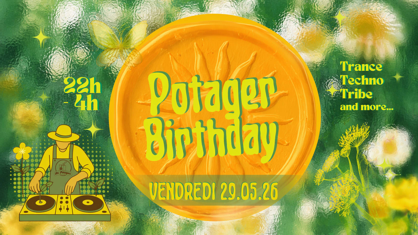Potager Birthday Cover