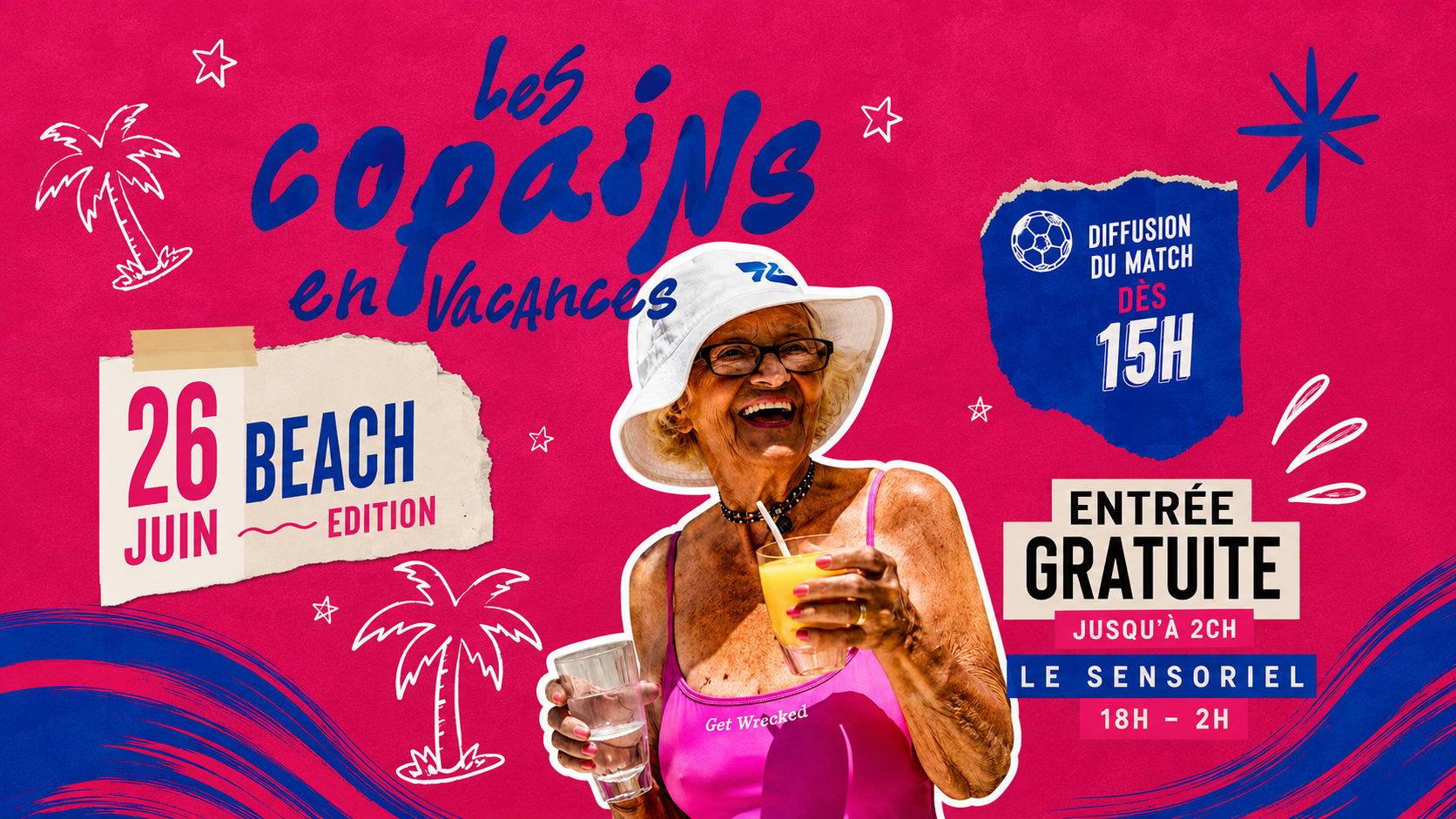 Les Copains En Vacances : Beach Edition Cover