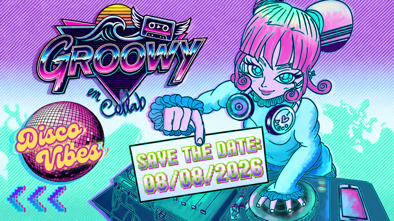Groowy Colab. Disco Vibes Cover