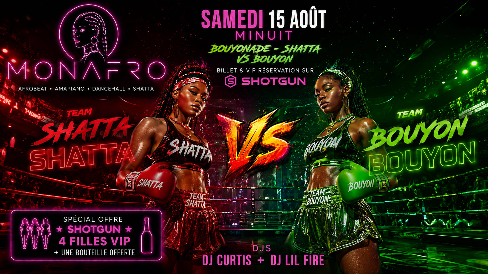 Monafro –  Shatta Vs Bouyon Cover